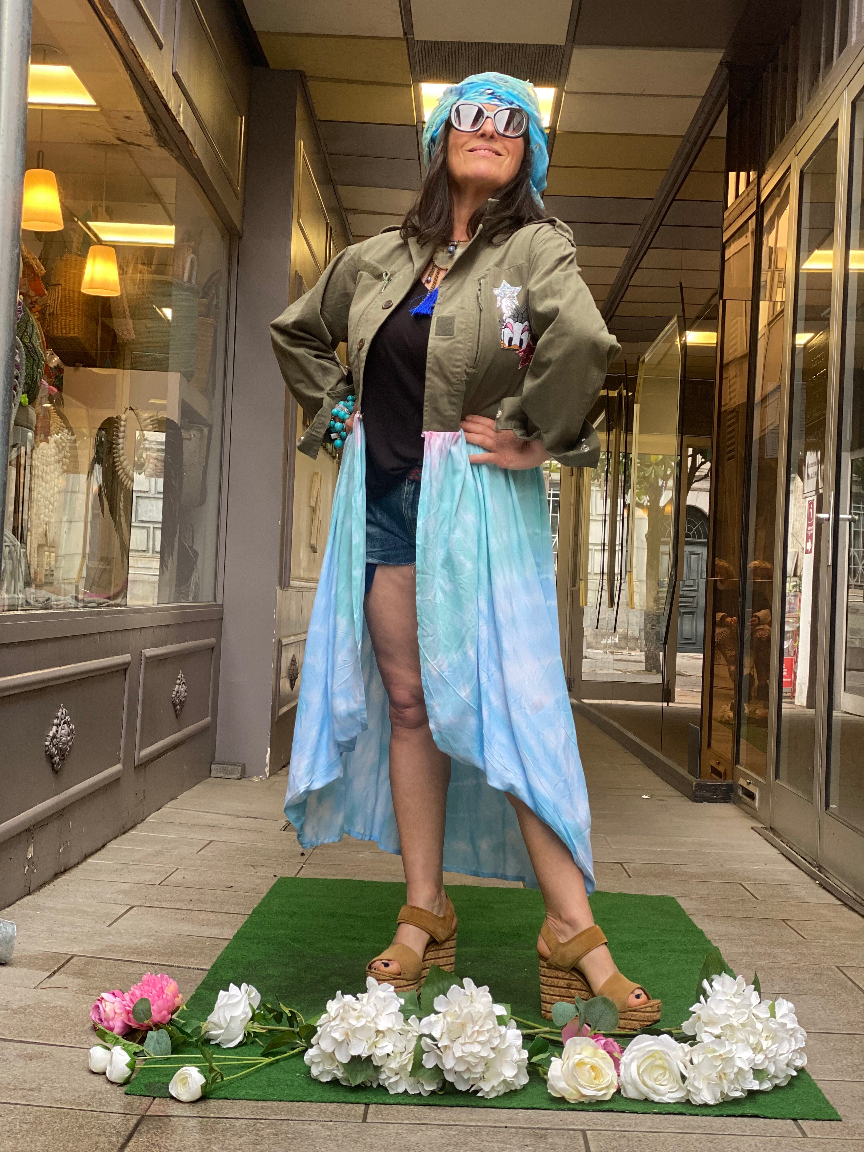 Veste militaire robe Poupée de Soie