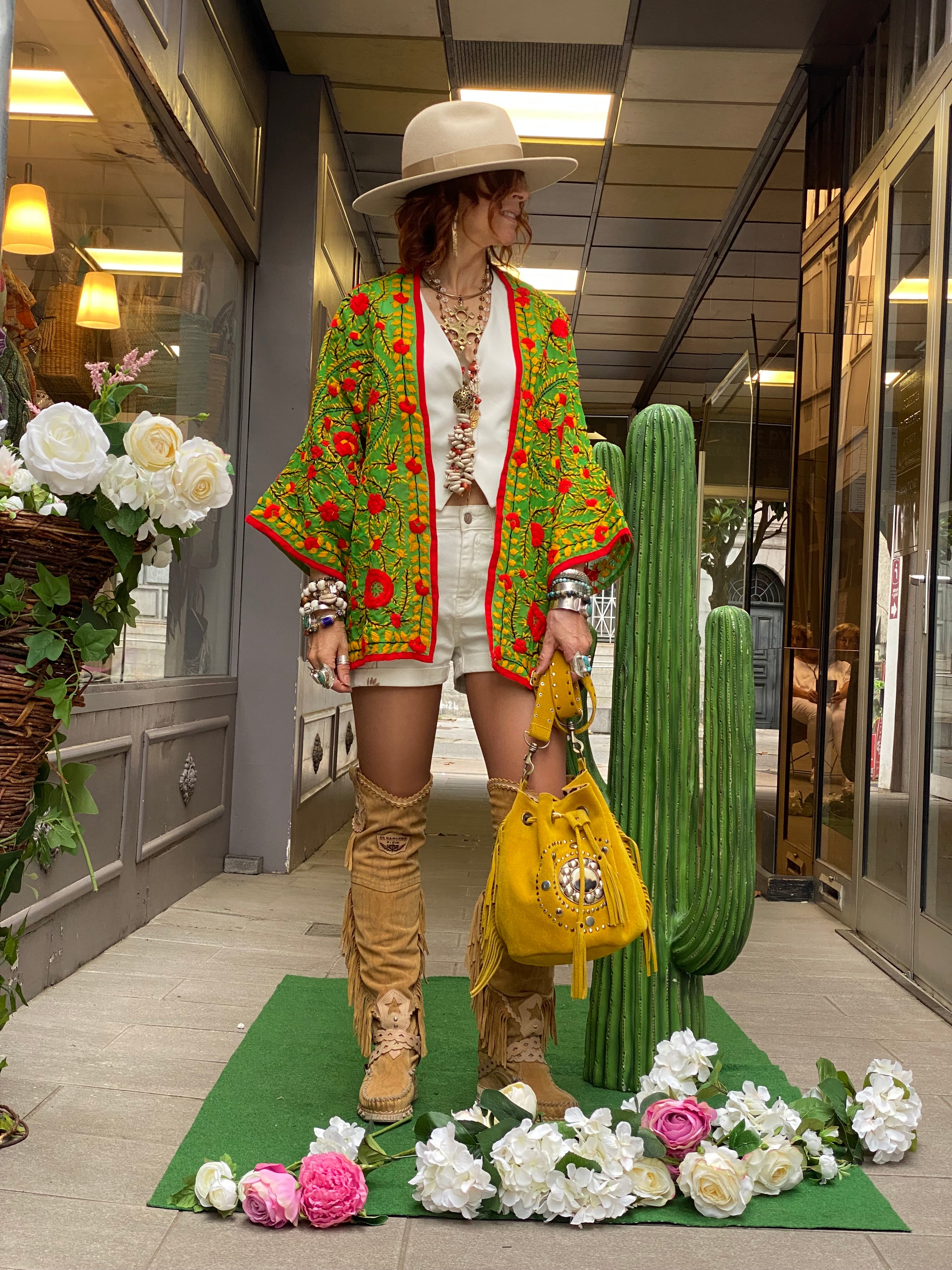Kimono brodé L’Ananas