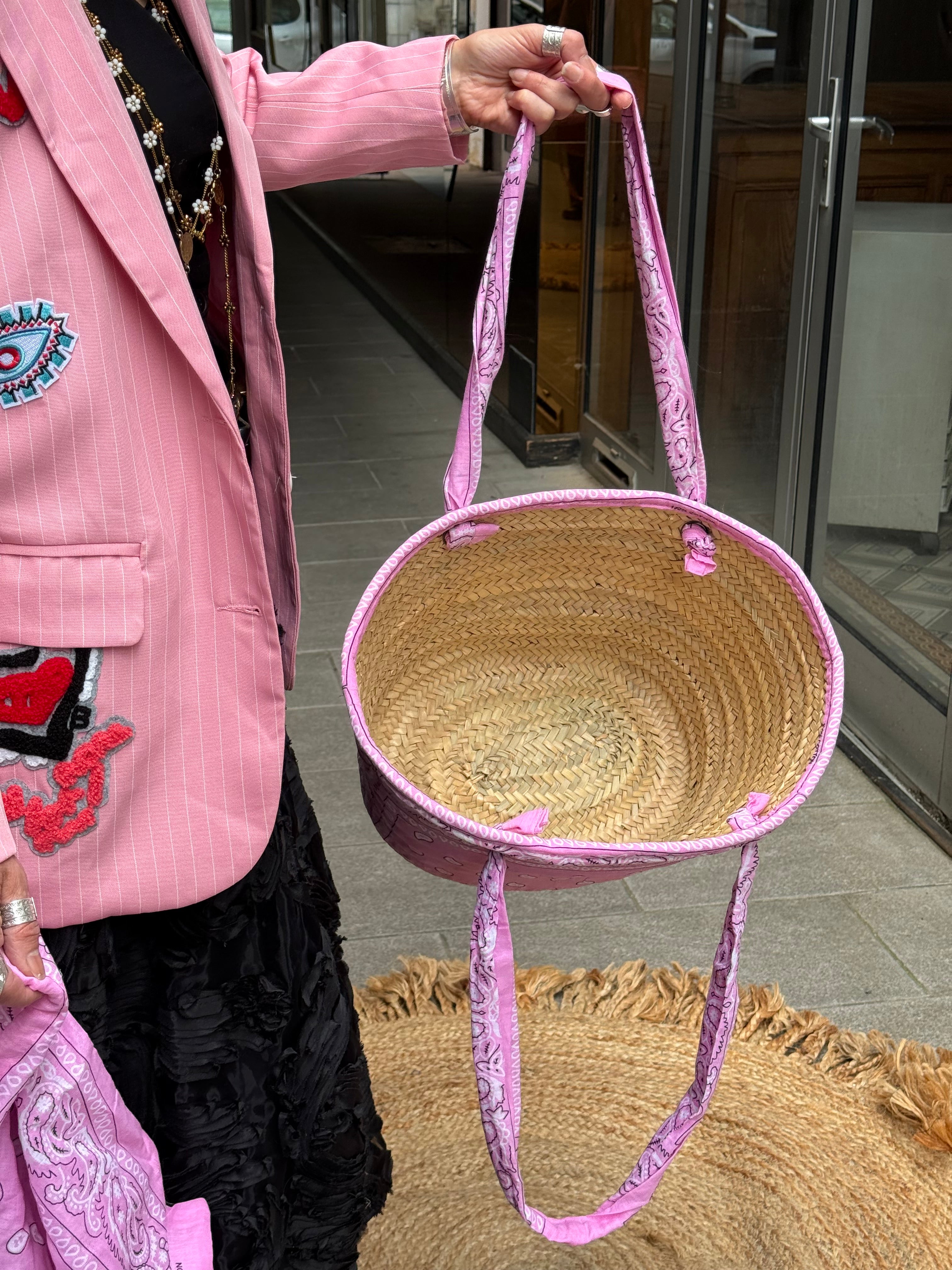 Panier Bandana Flower Market
