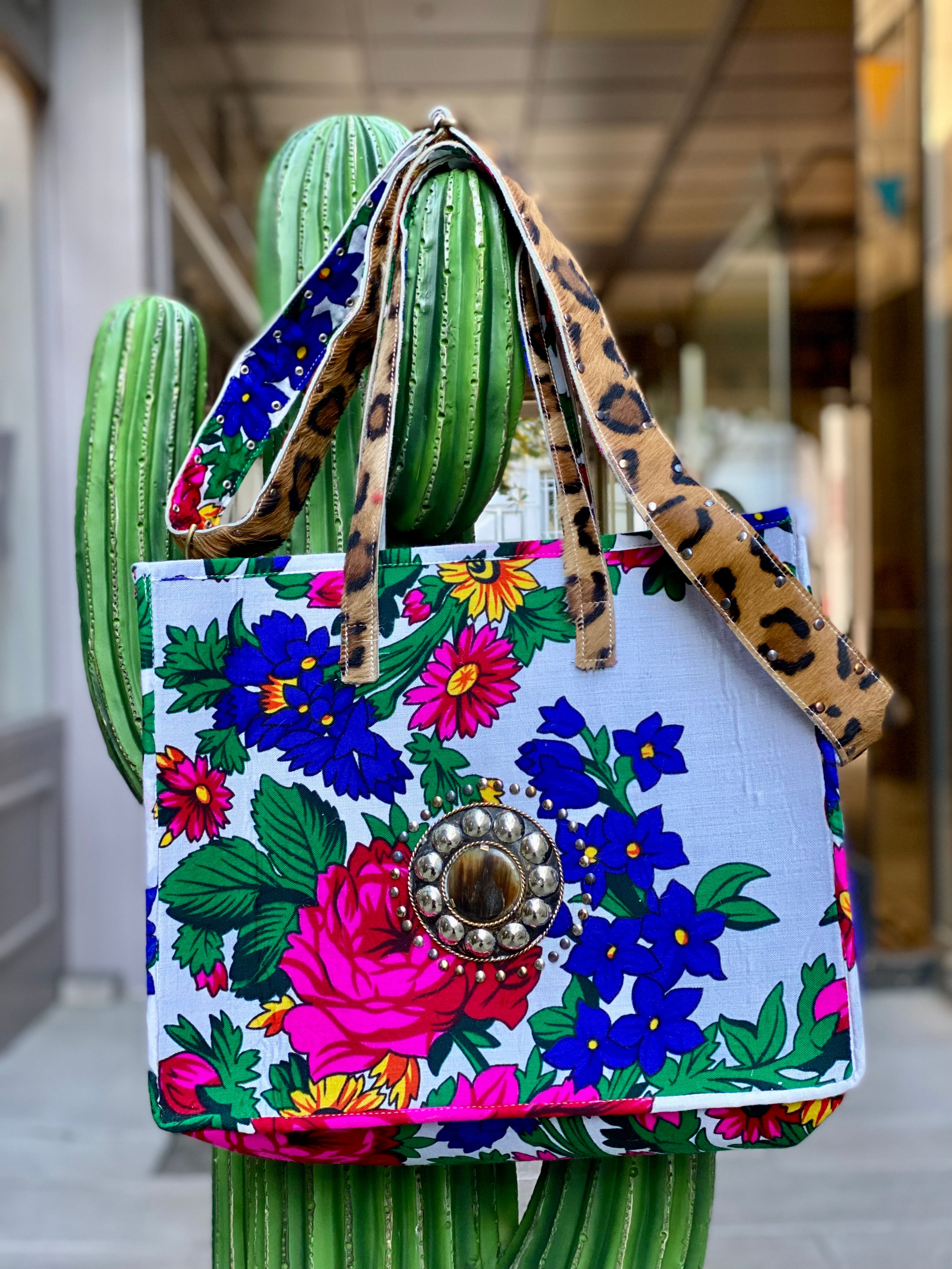 Flower Market tote bag