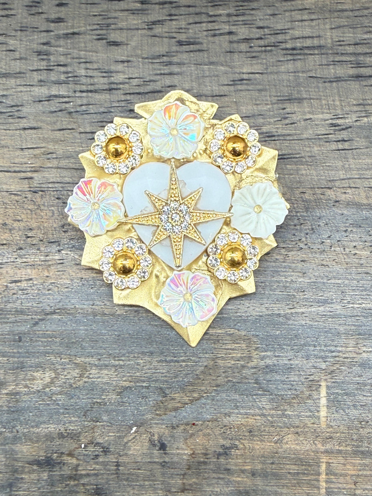 Broche Azafran Rosa