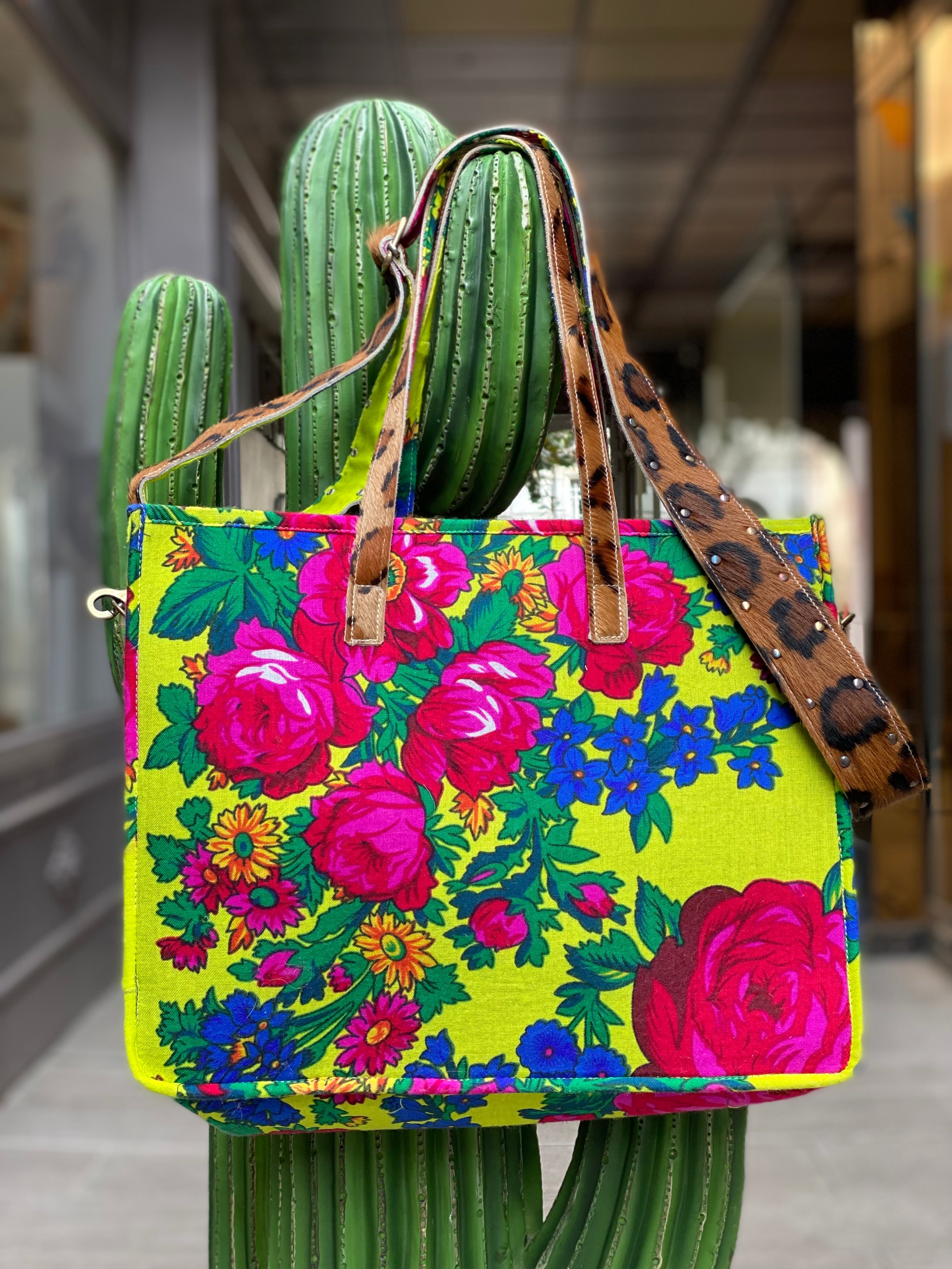 Flower Market tote bag