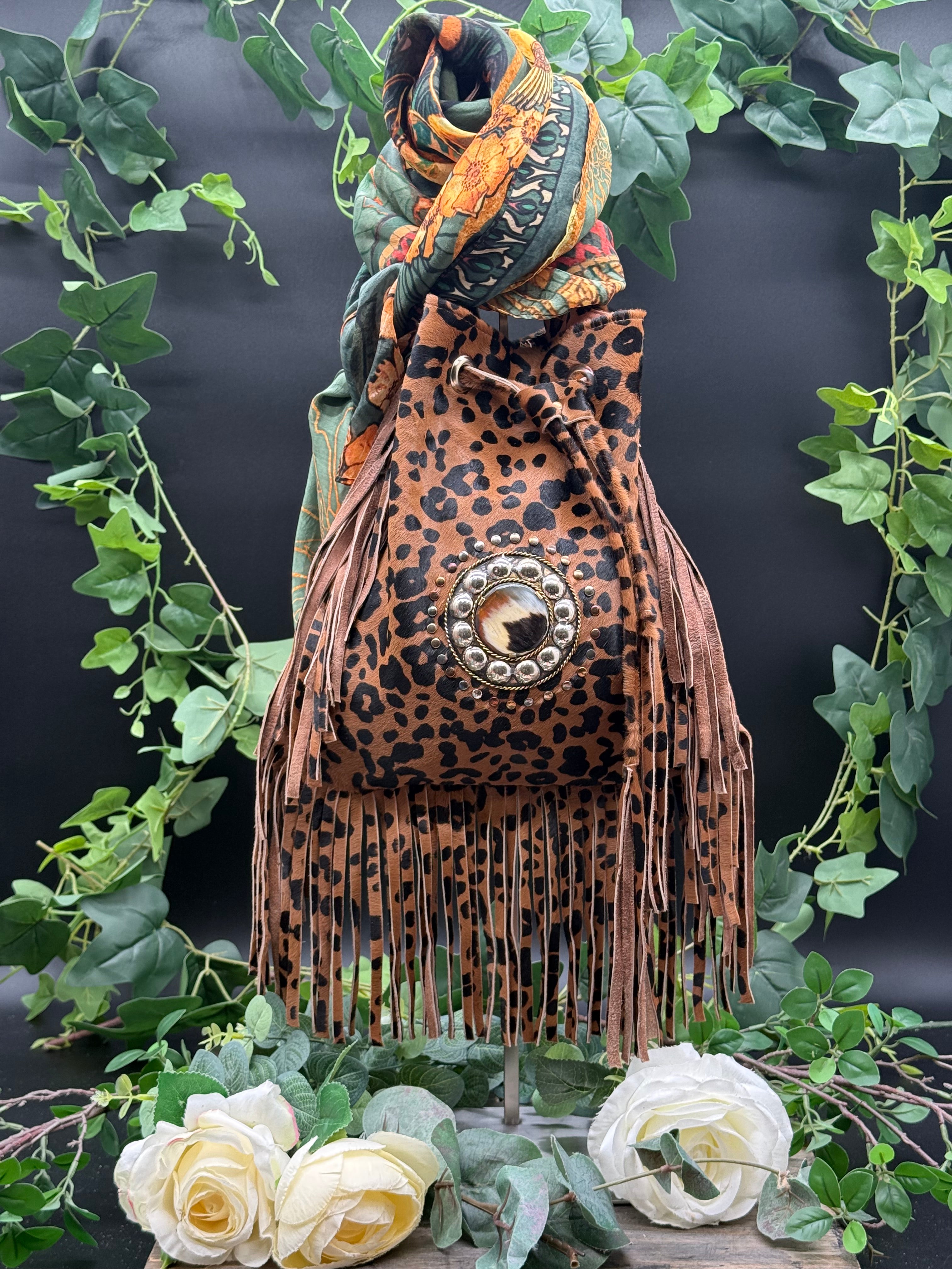 Sac Coco Dingo Léopard Flower Market