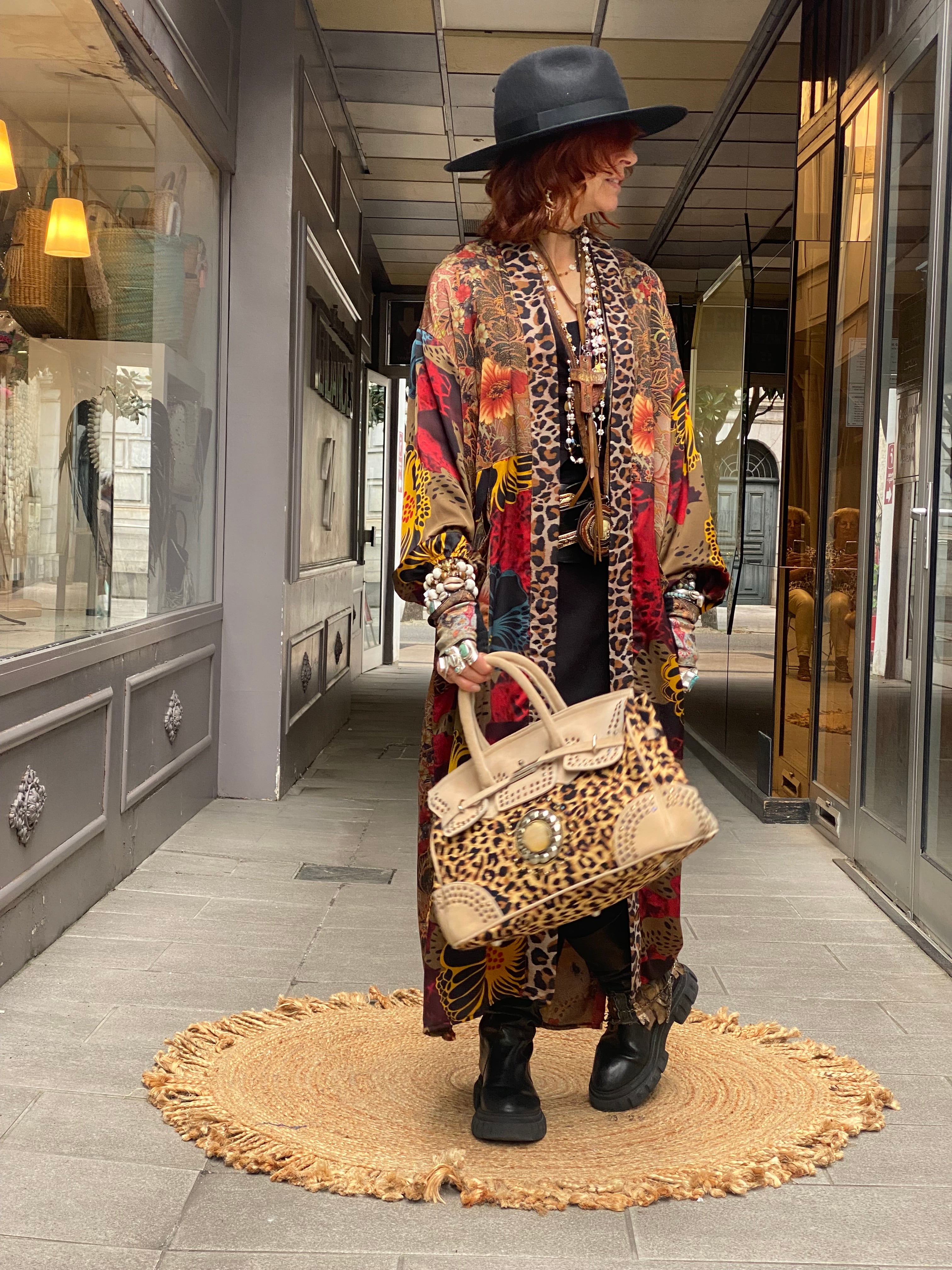 Kimono Long Fleur de Pirate