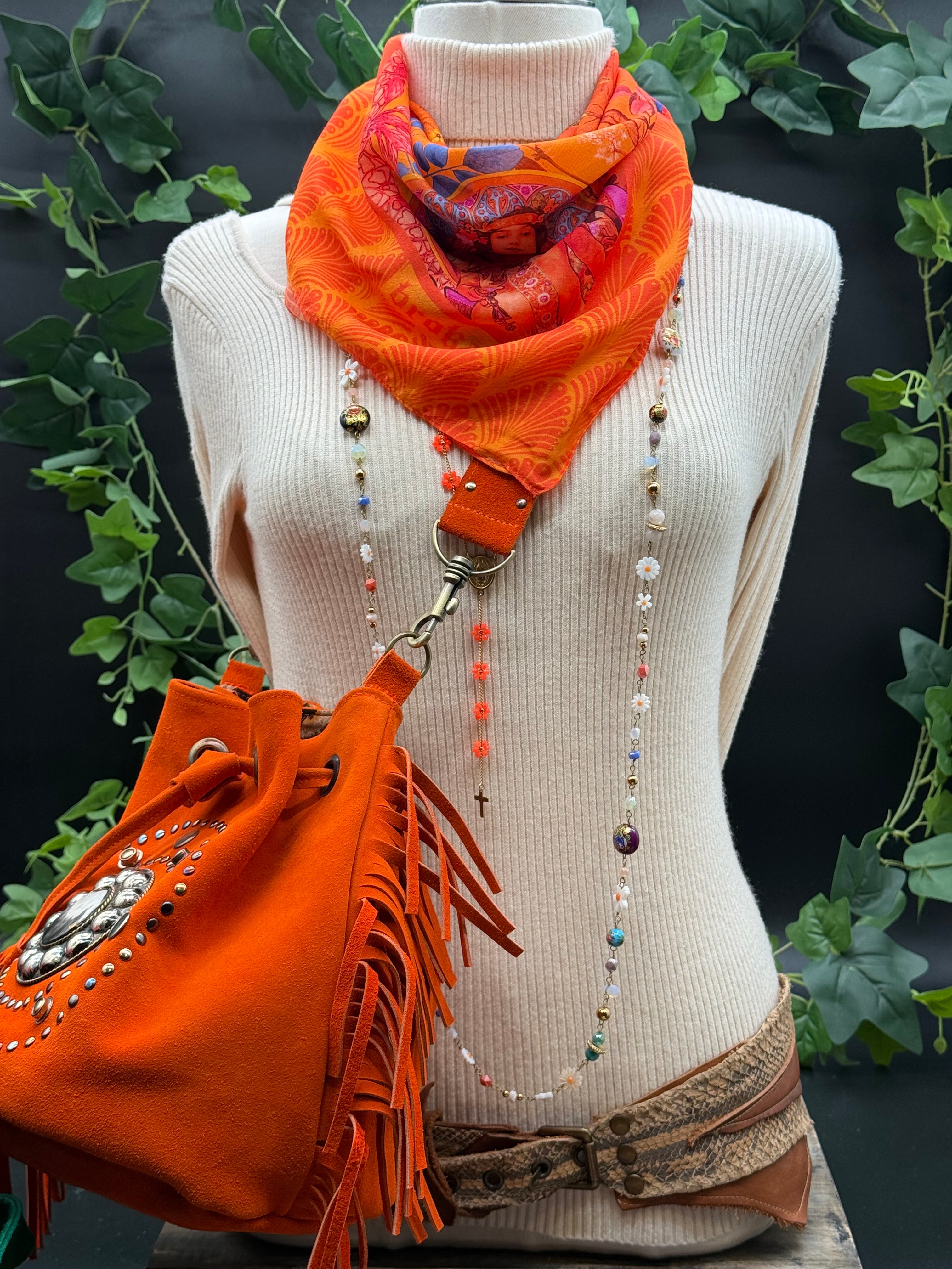 Carré Modal Guimard Cornaline Brokante