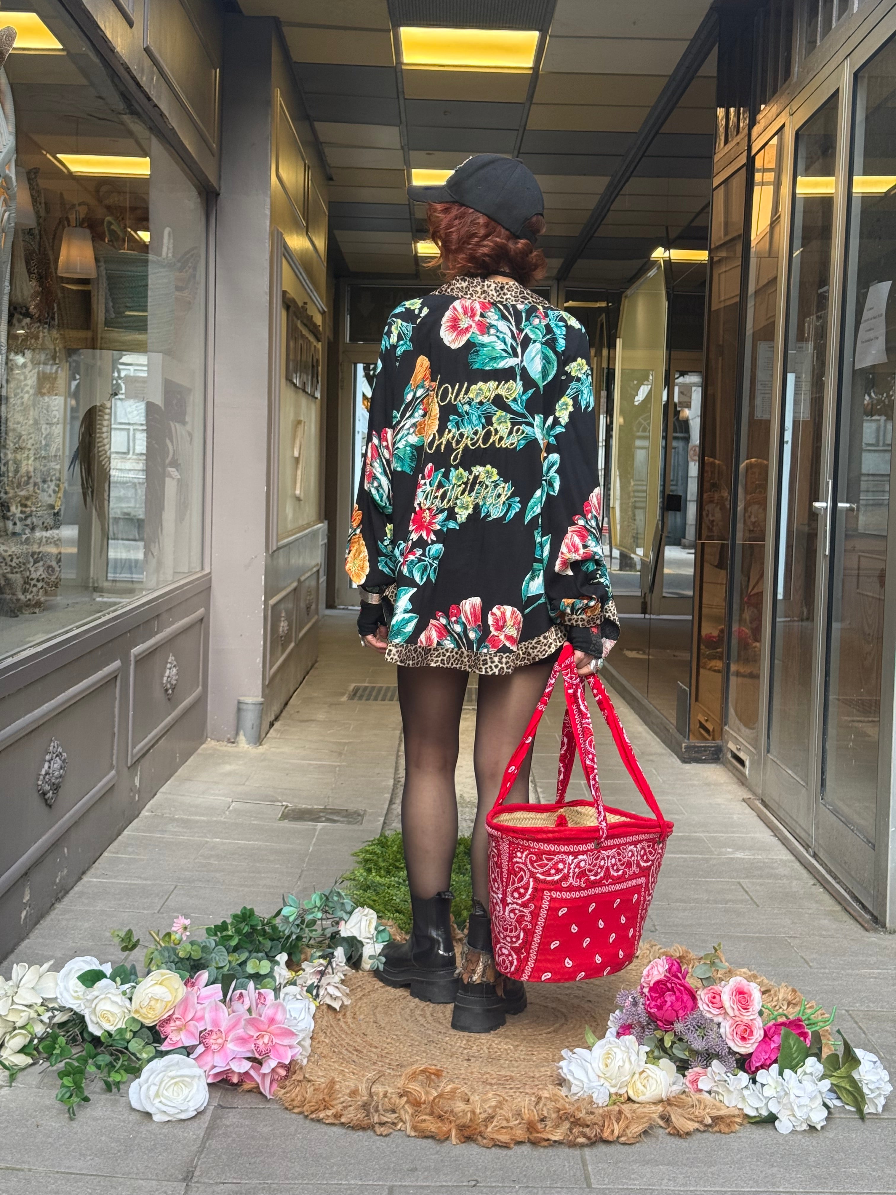 Kimono court Fleur de Pirate