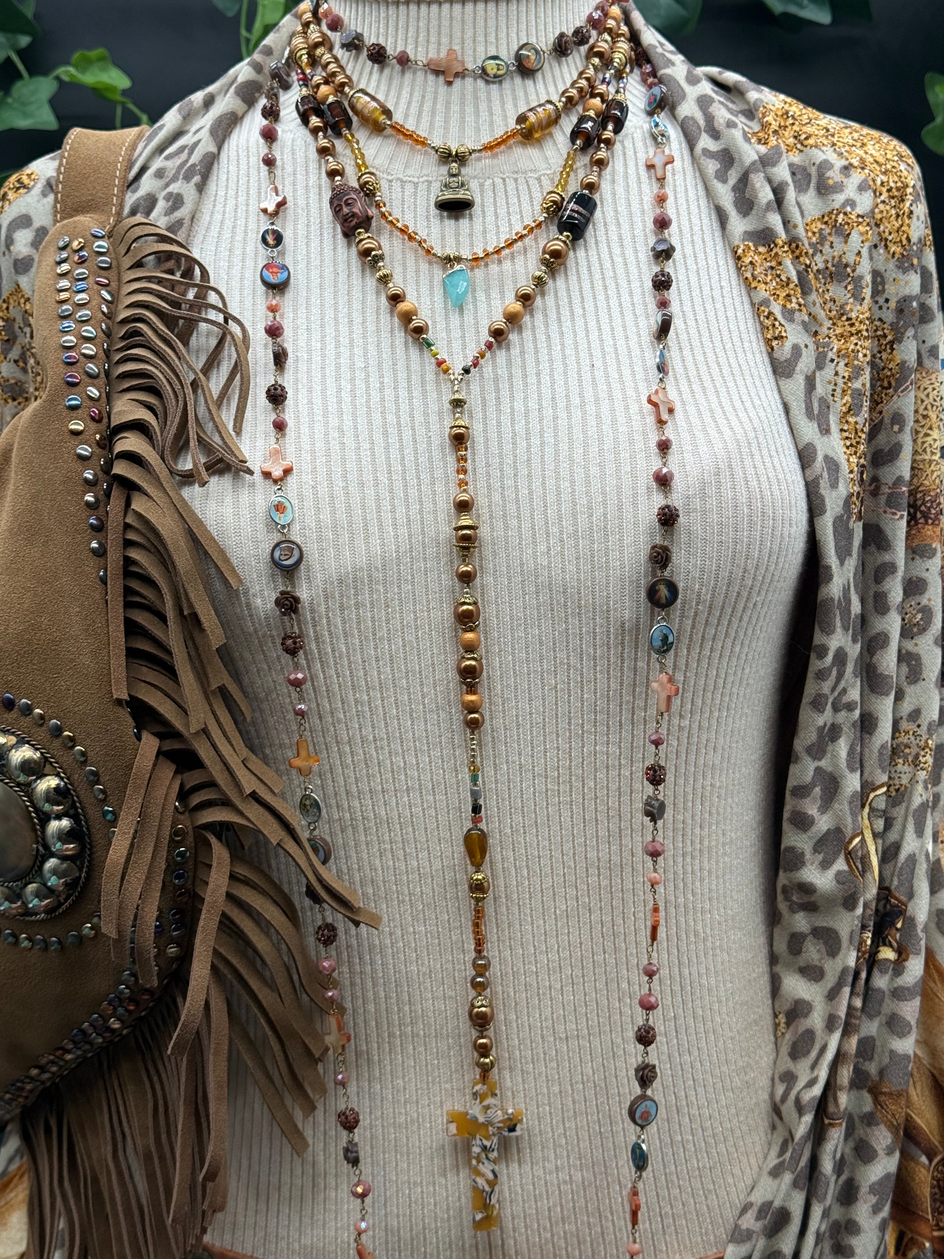 Sautoir T’as vu la Vierge!?