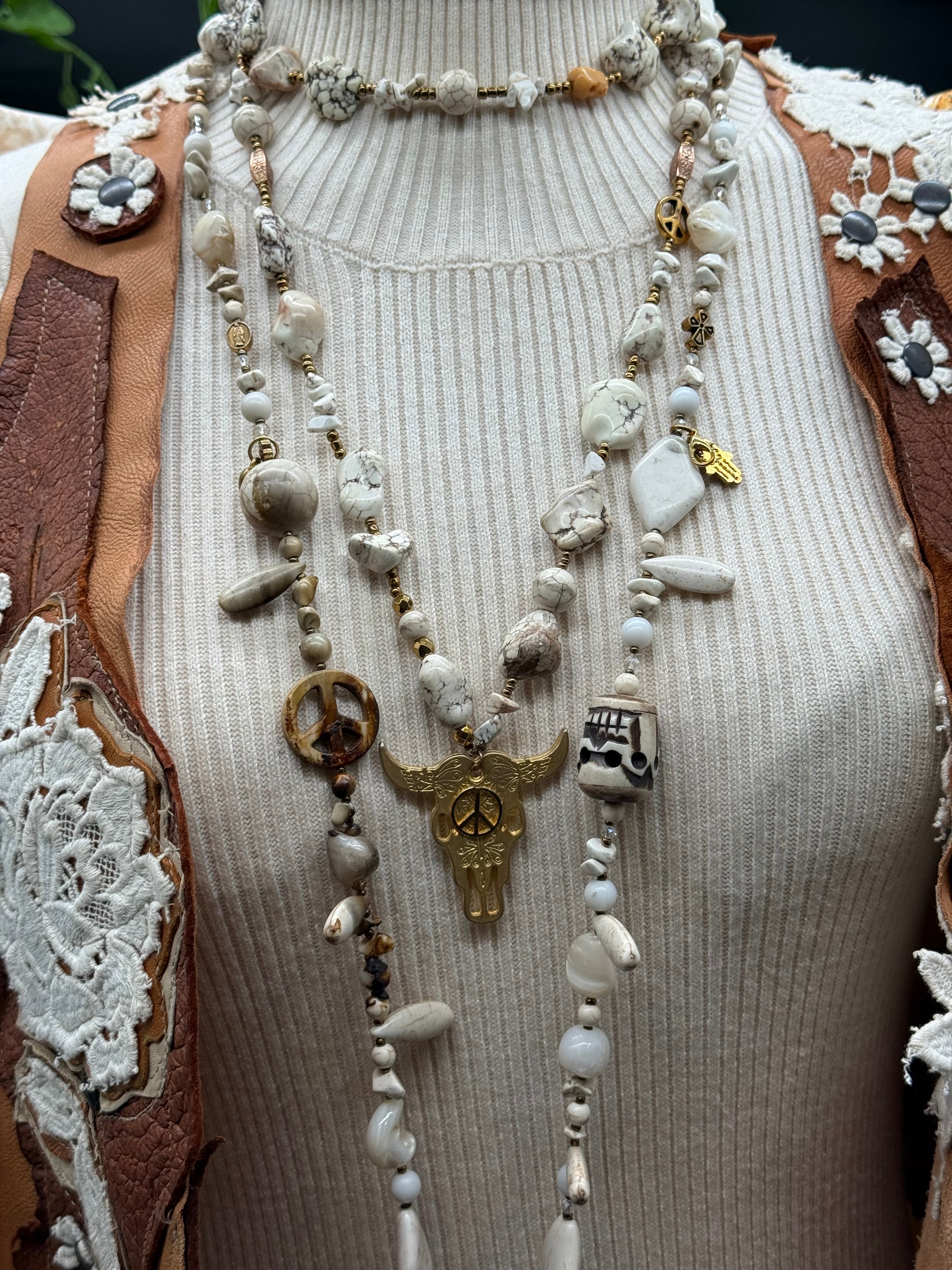 Sautoir Buffle T’as vu la Vierge!?