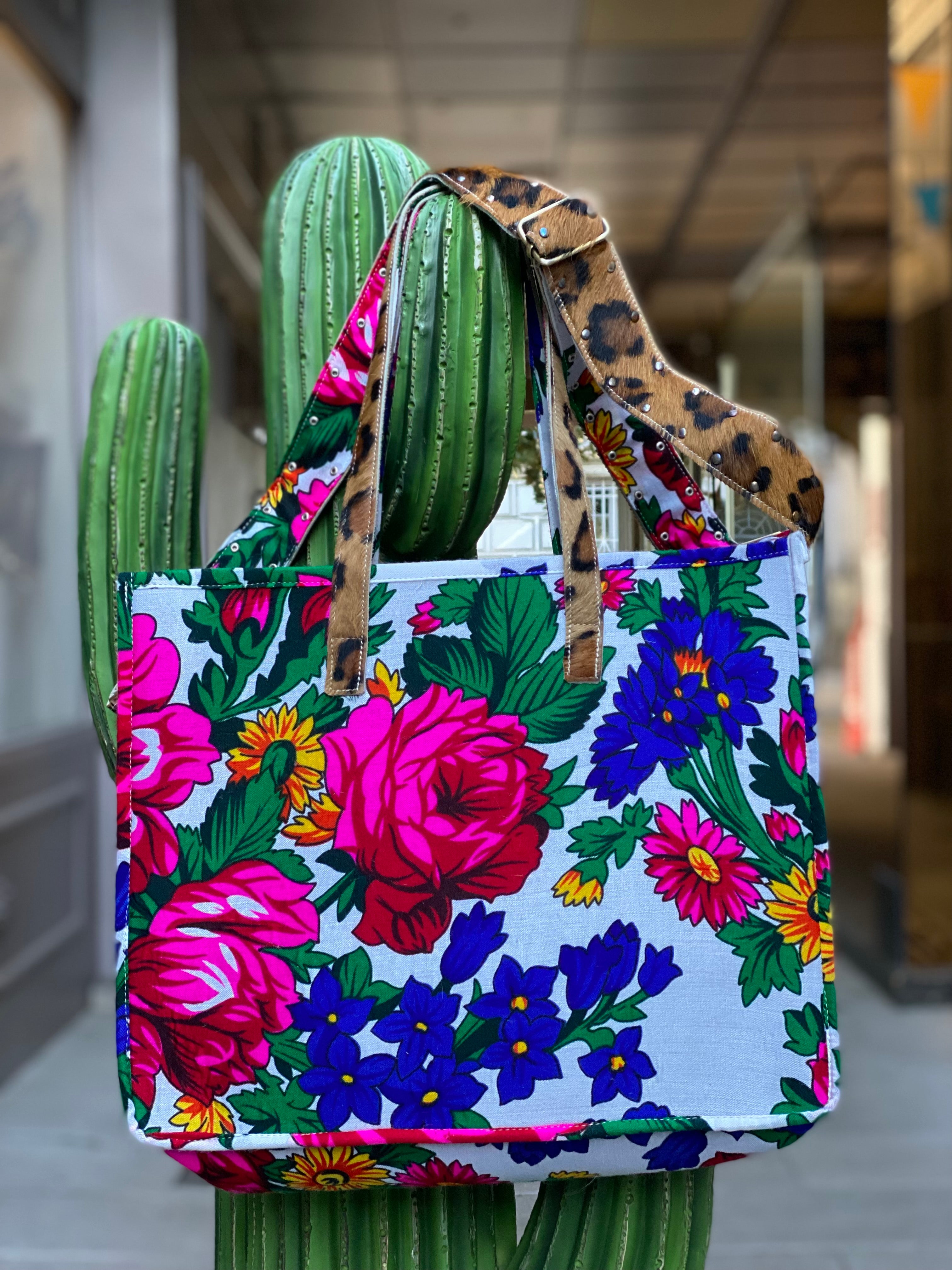 Flower Market tote bag
