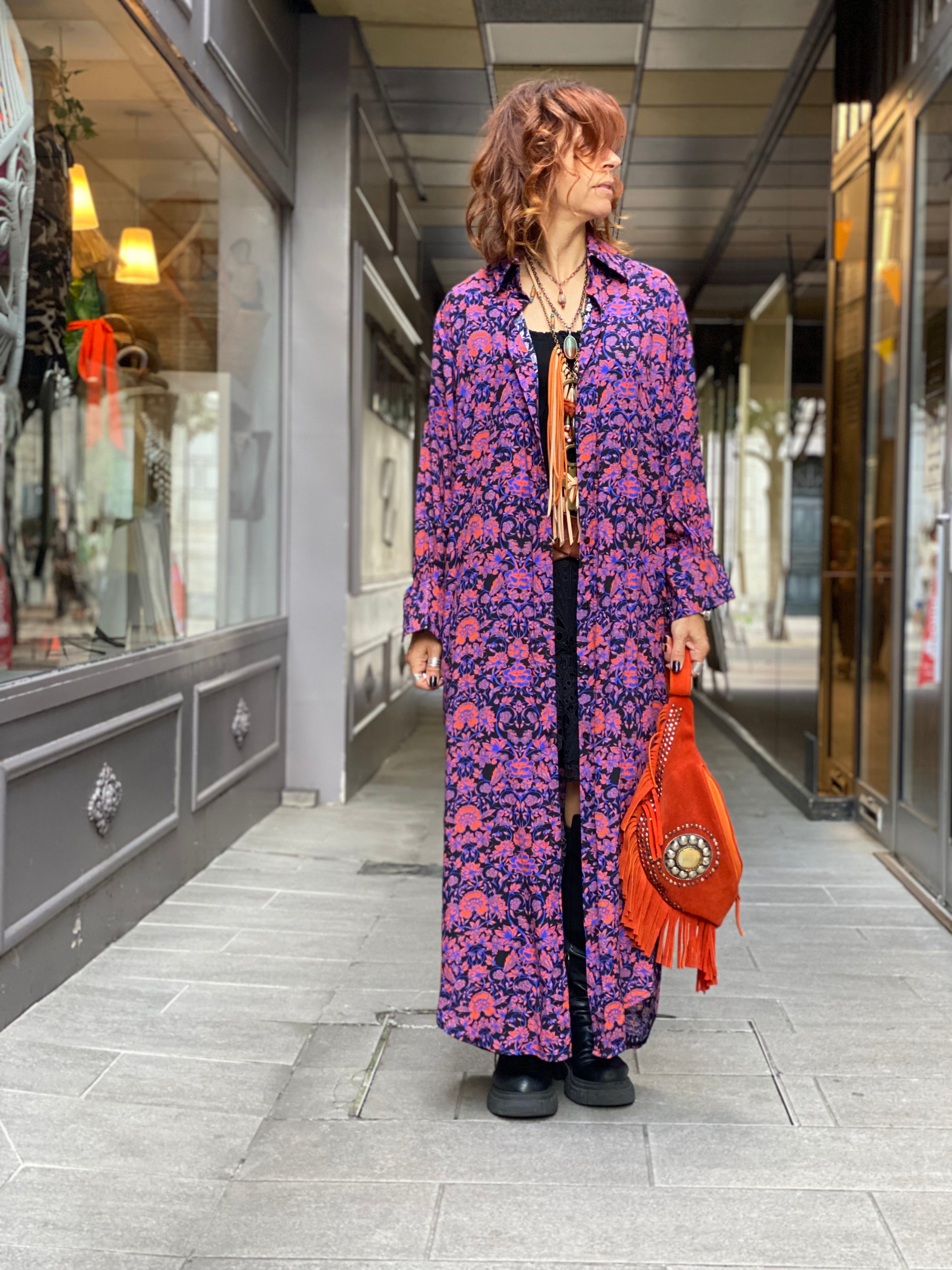 Chemise longue Fleur de Pirate