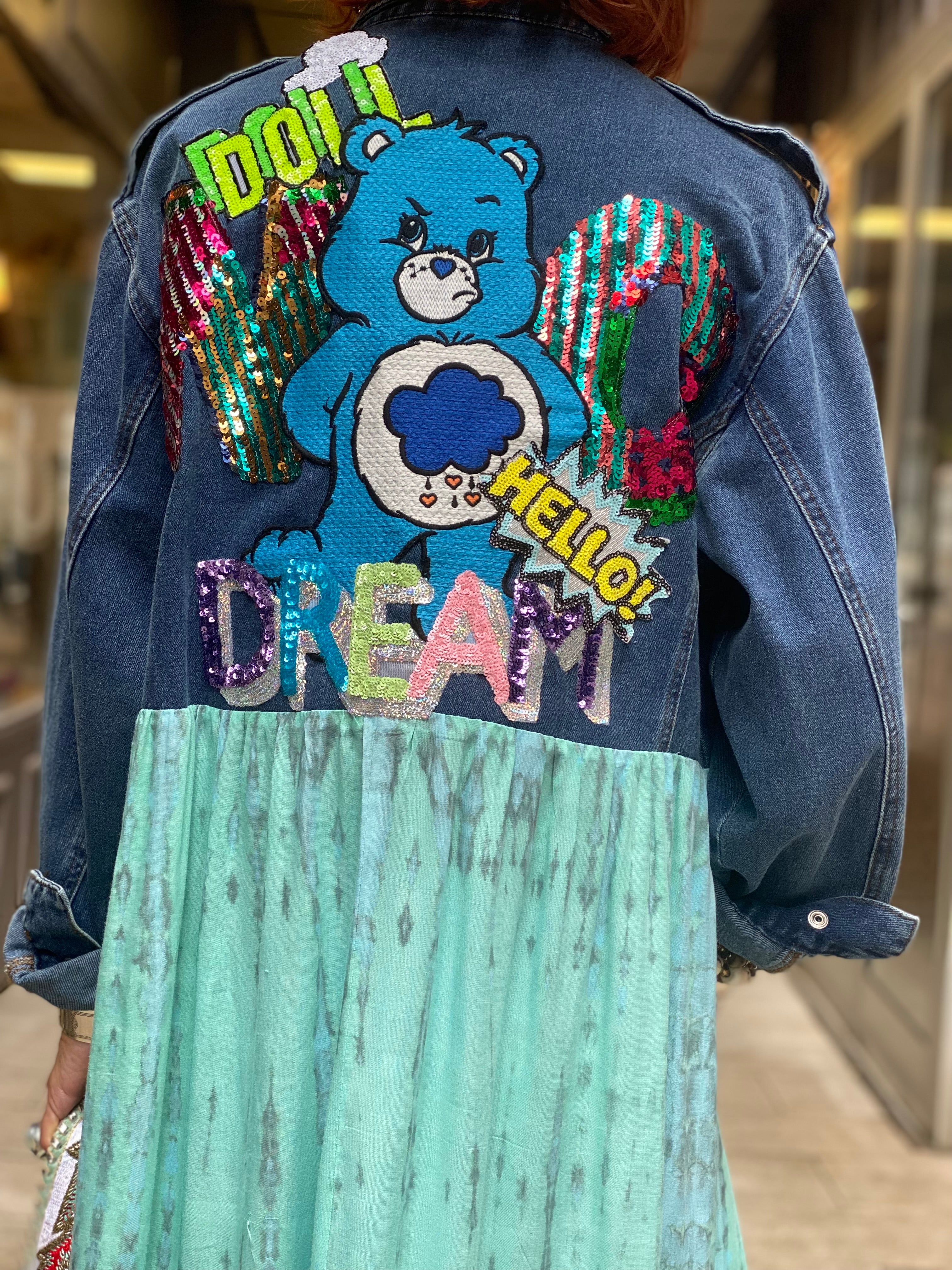 Veste jean robe Poupée de Soie