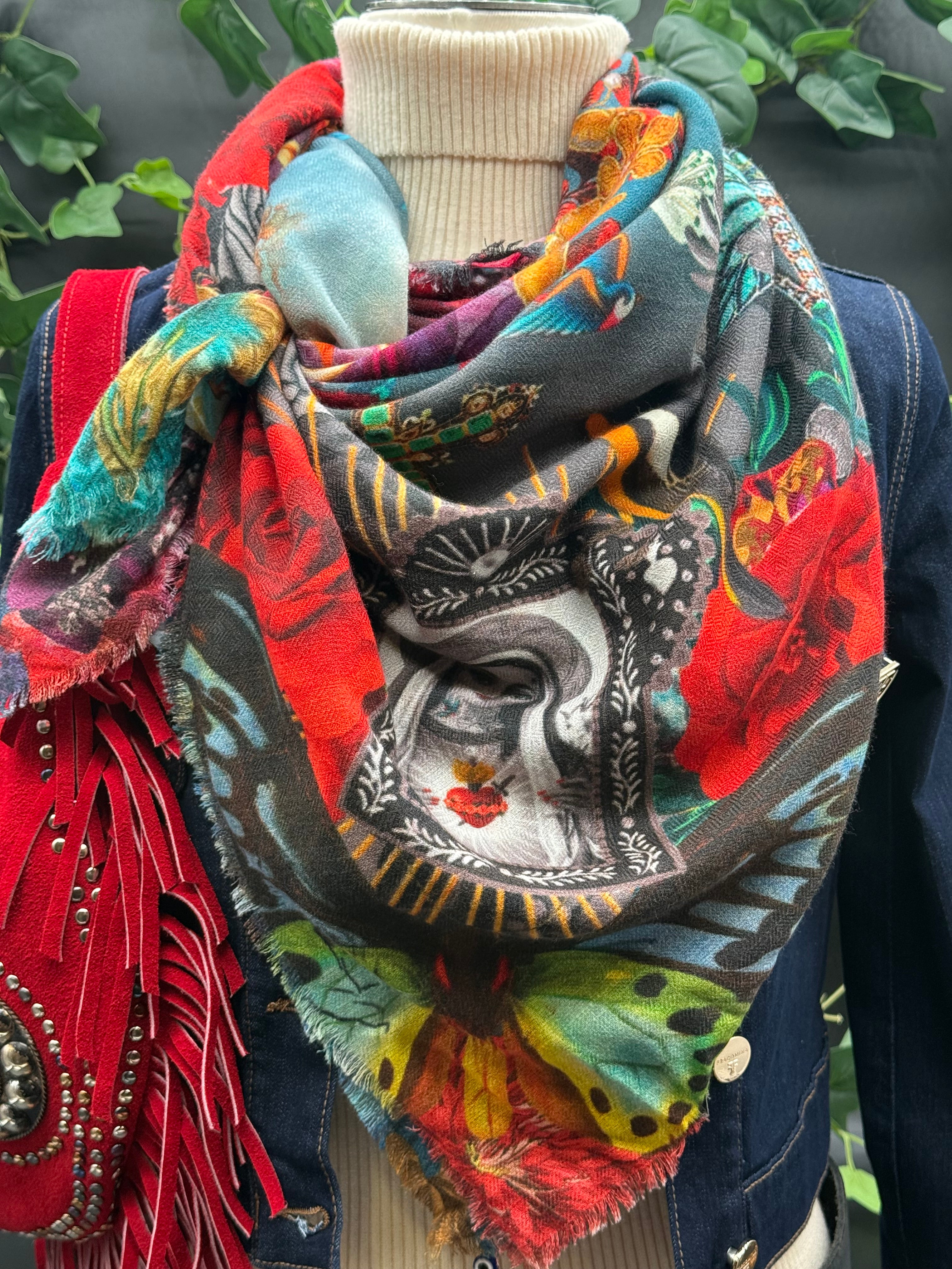 Grand Carré Cachemire Brokante