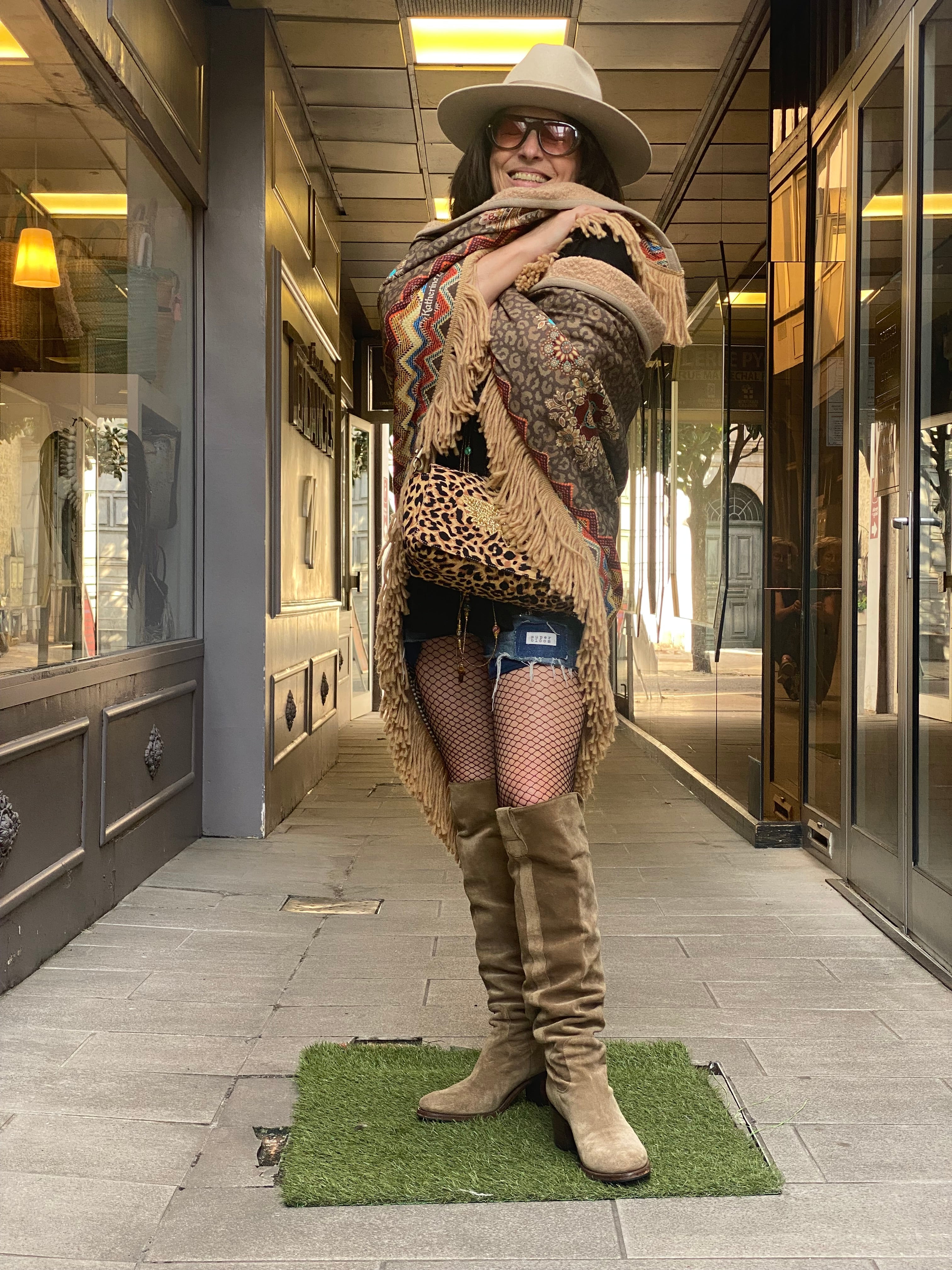Poncho Boucle Sadye Katherina Loretta