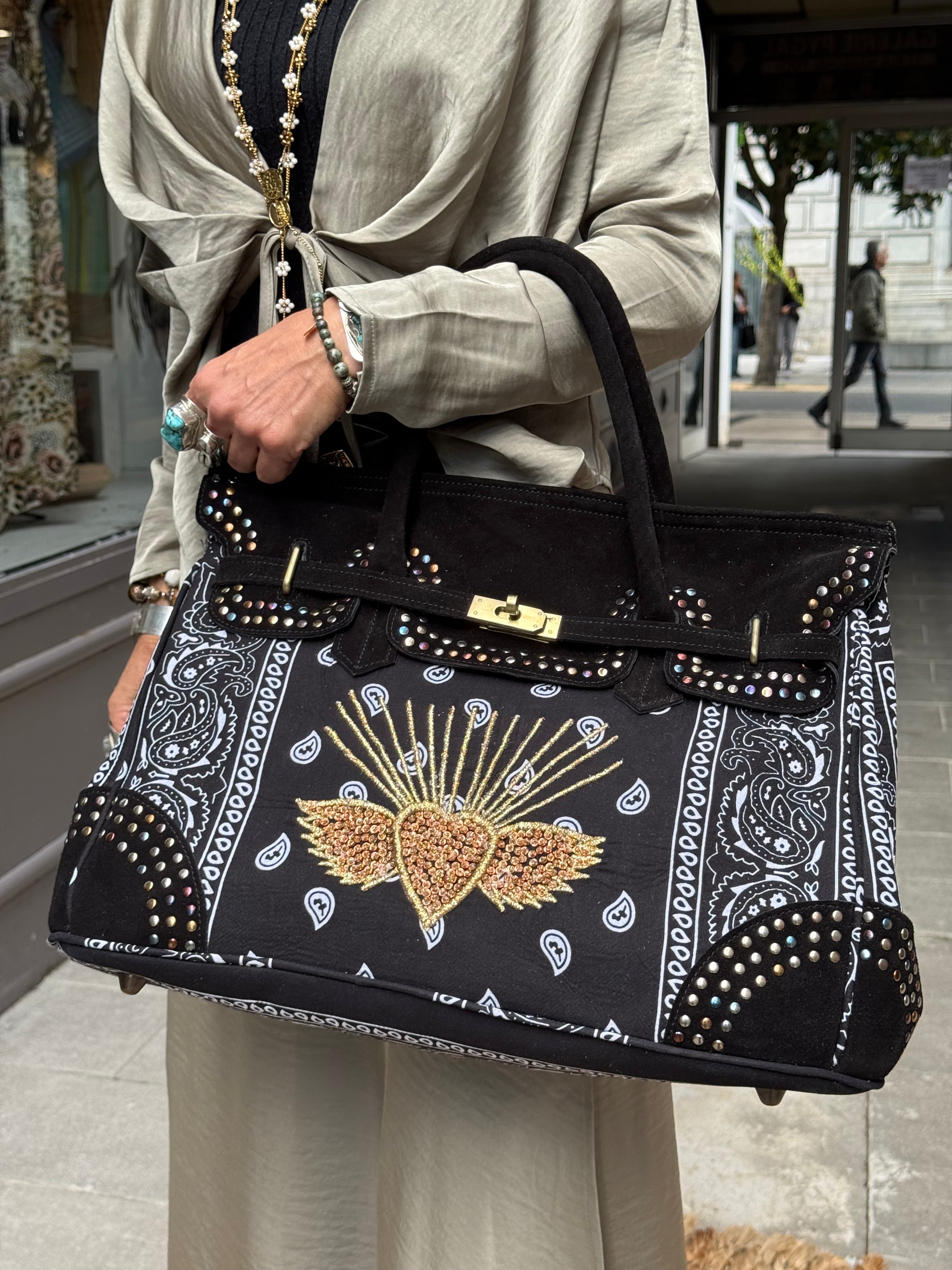 Sac Kelly Bandana Flower Market