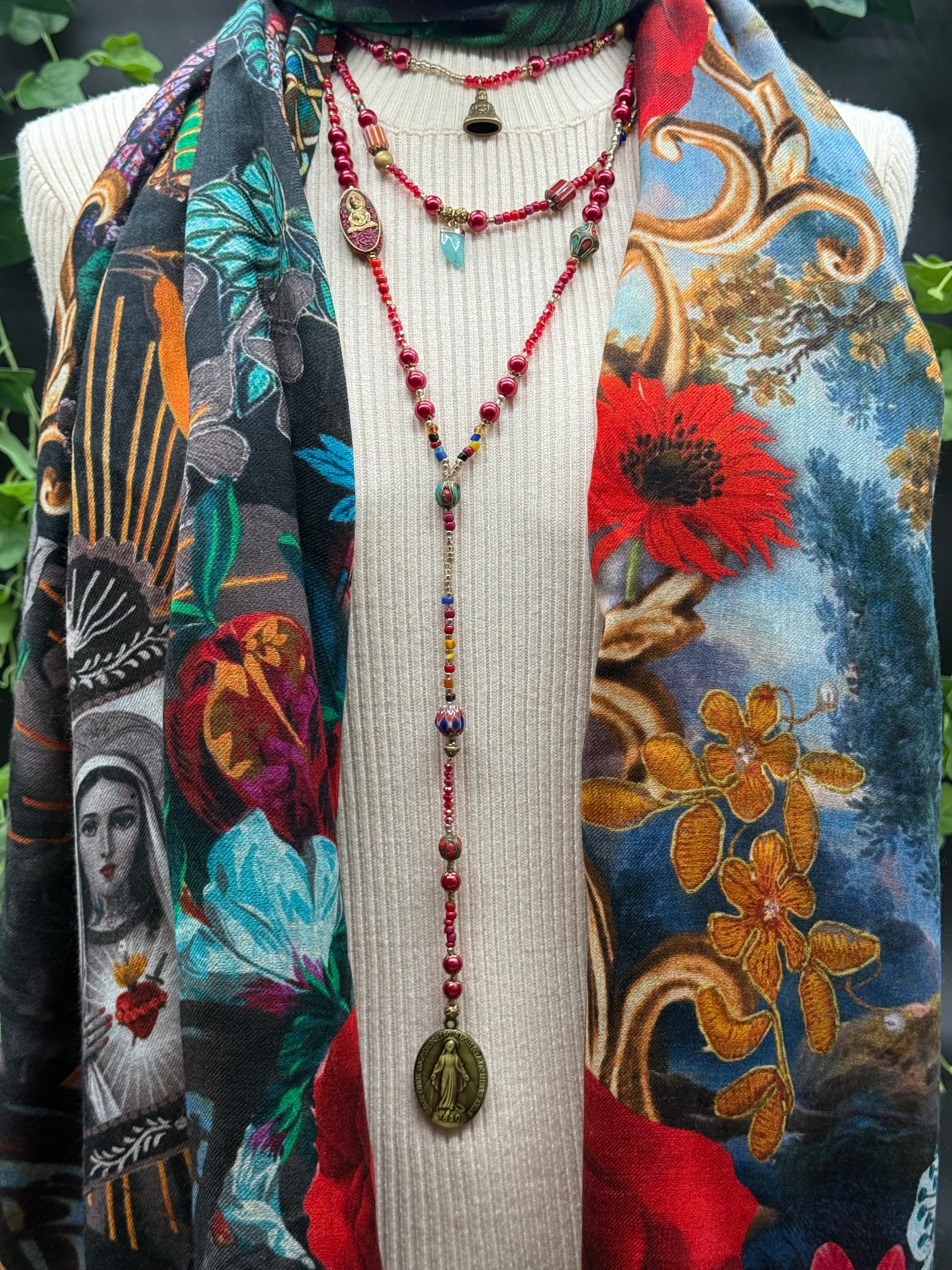 Sautoir T’as vu la Vierge!?