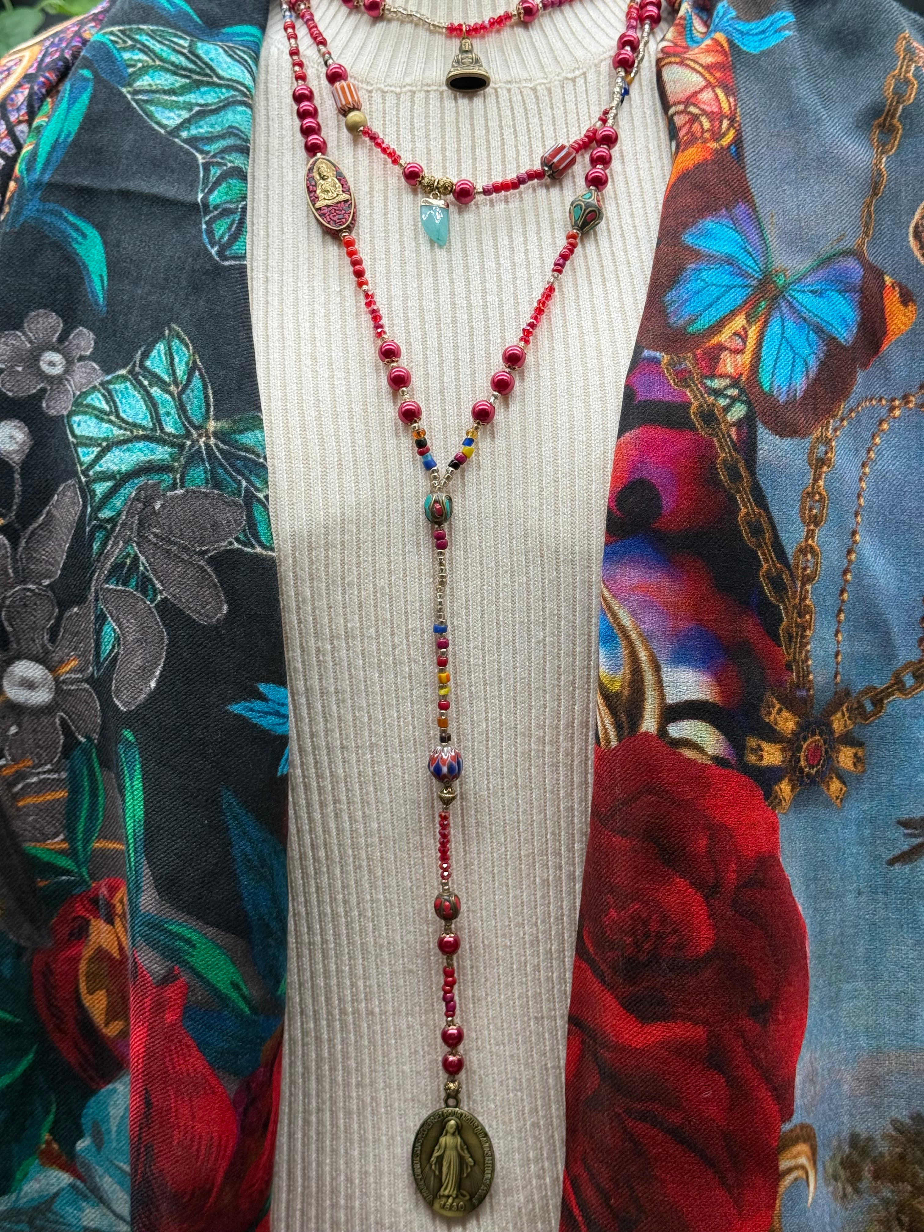 Sautoir T’as vu la Vierge!?