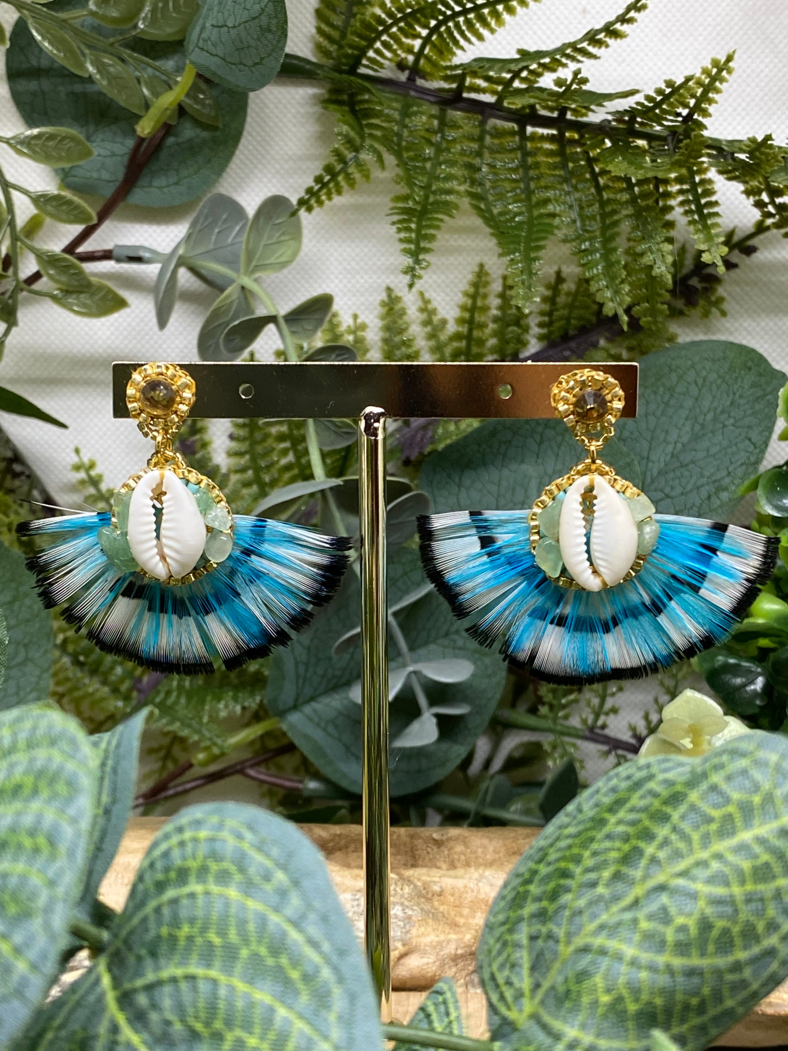 Boucles d’oreilles plumes Hypnochic