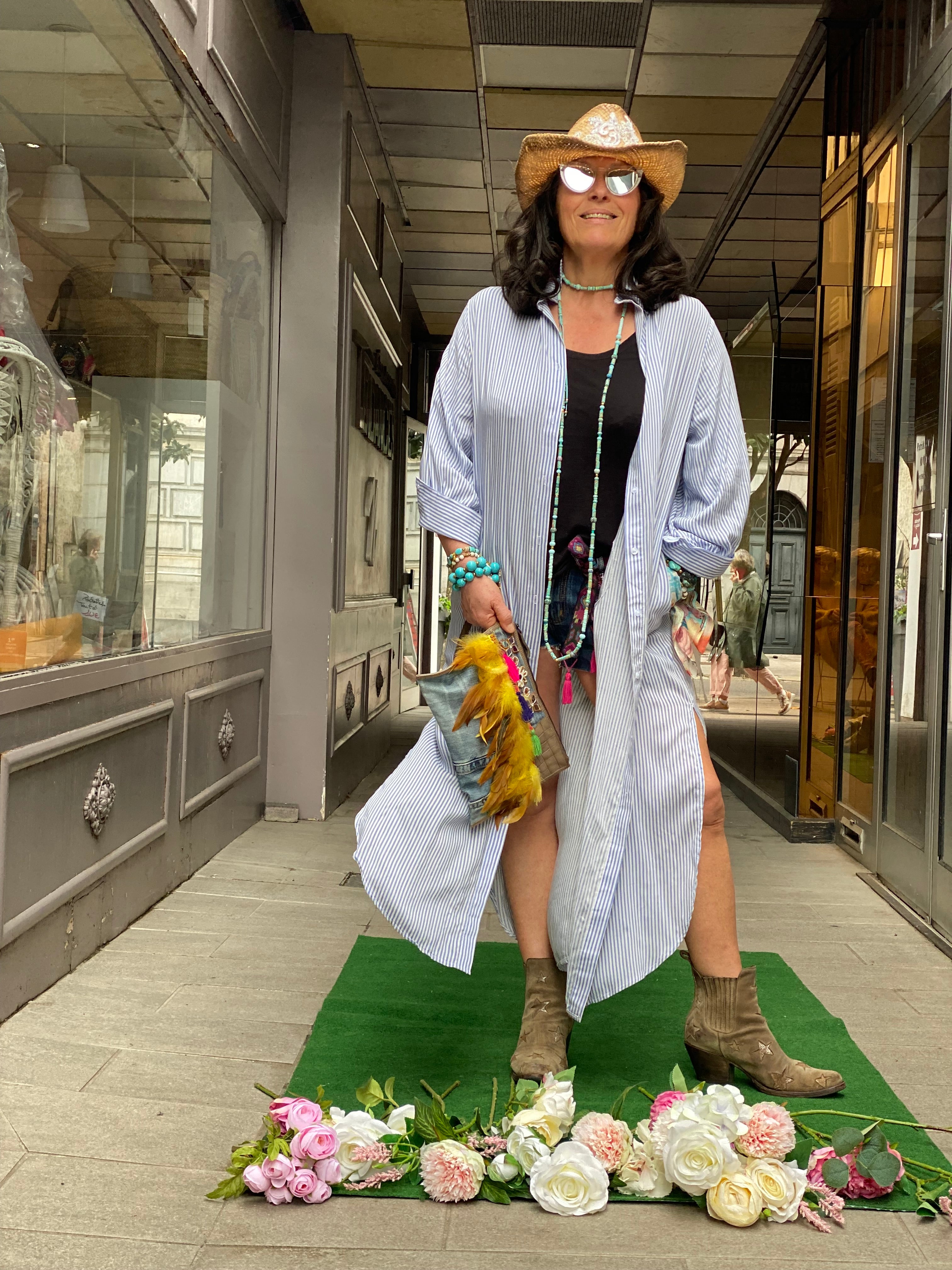 Chemise longue Fleur de Pirate