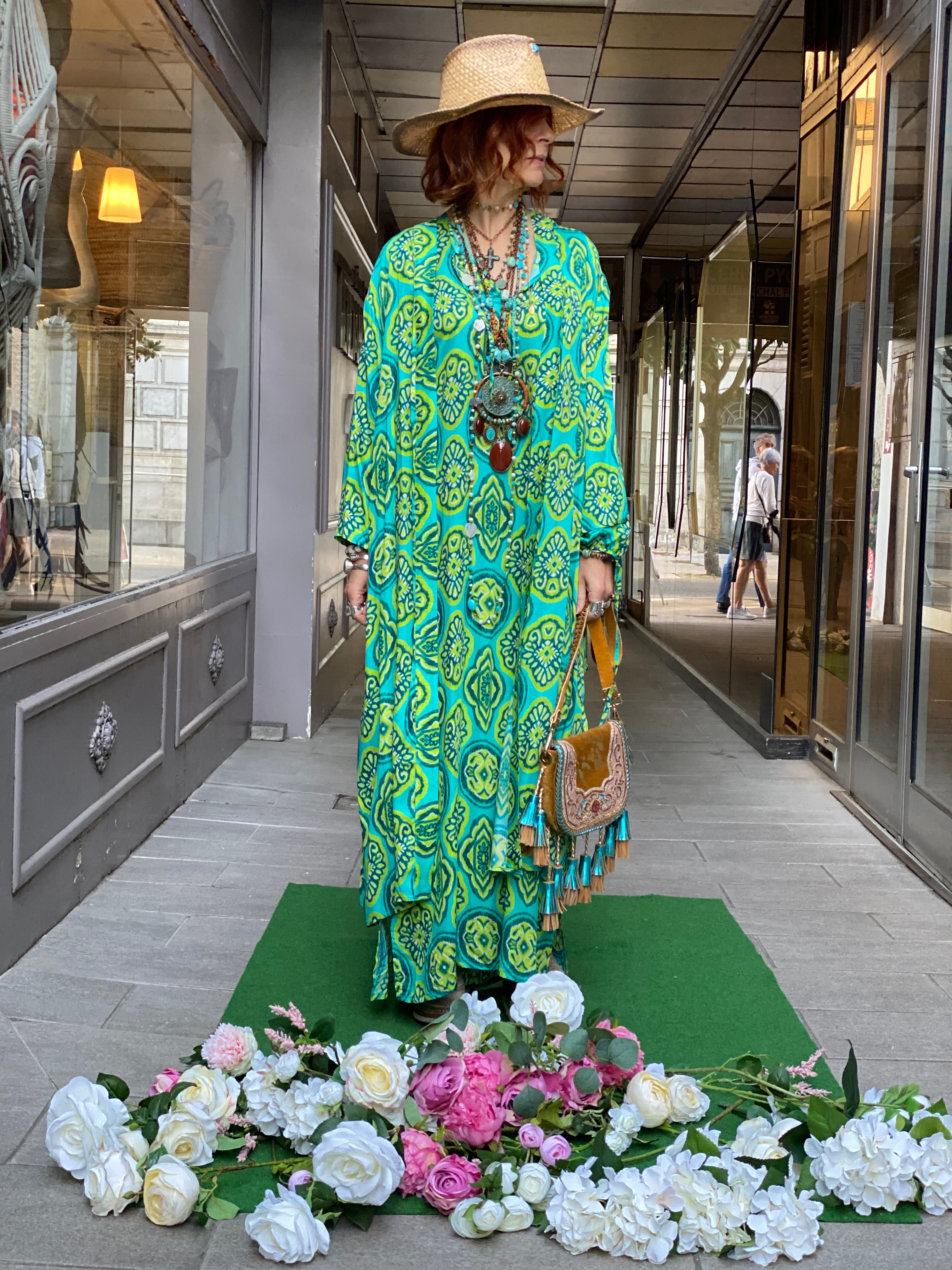 Kimono Maxime Azzuro Katherina Loretta