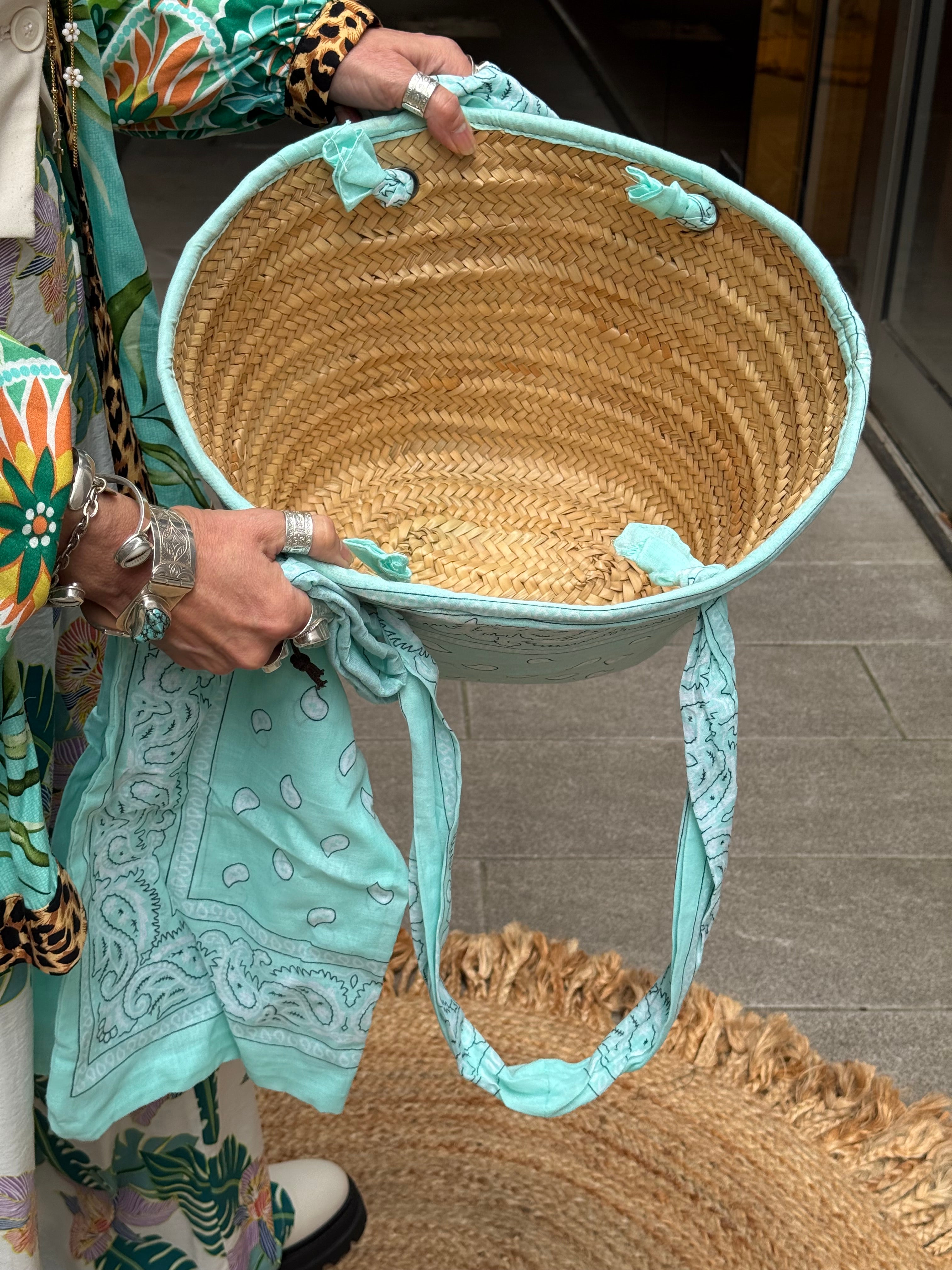 Panier Bandana Flower Market