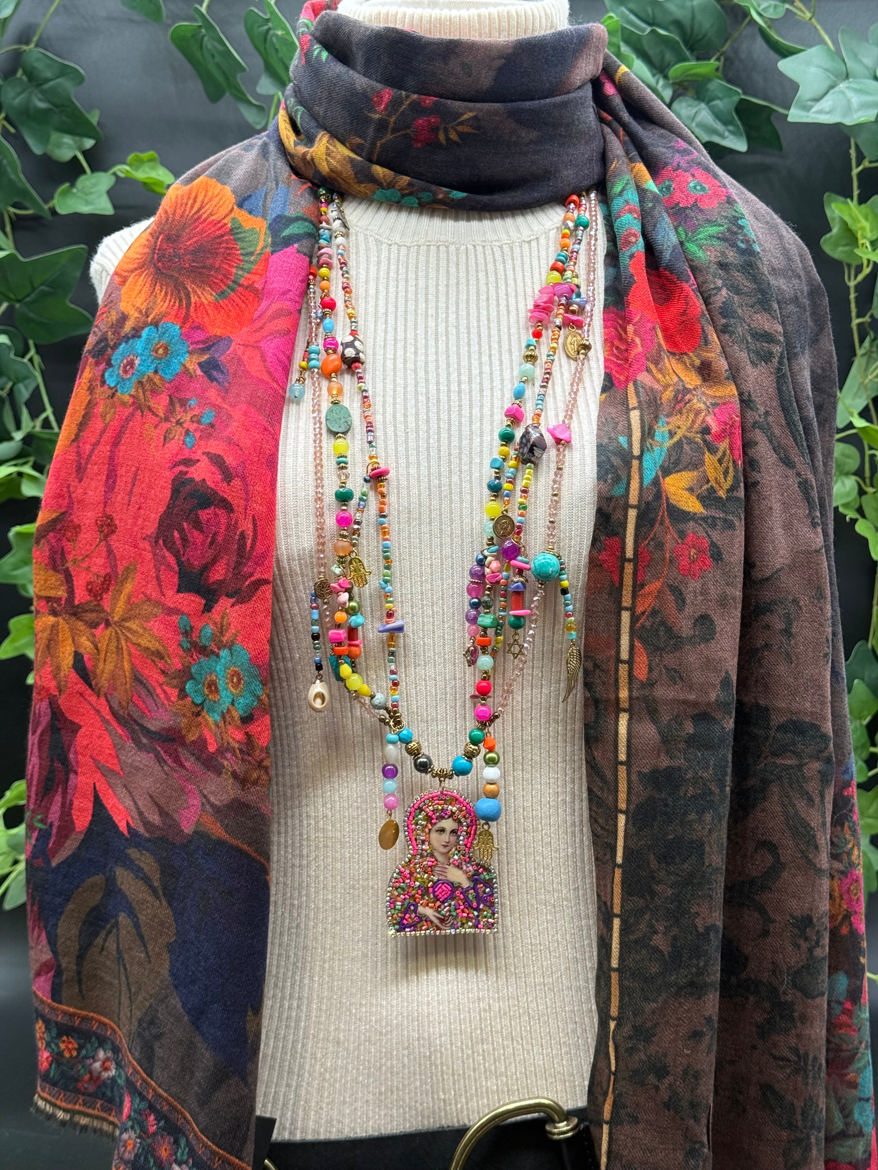 Sautoir T’as vu la Vierge!?