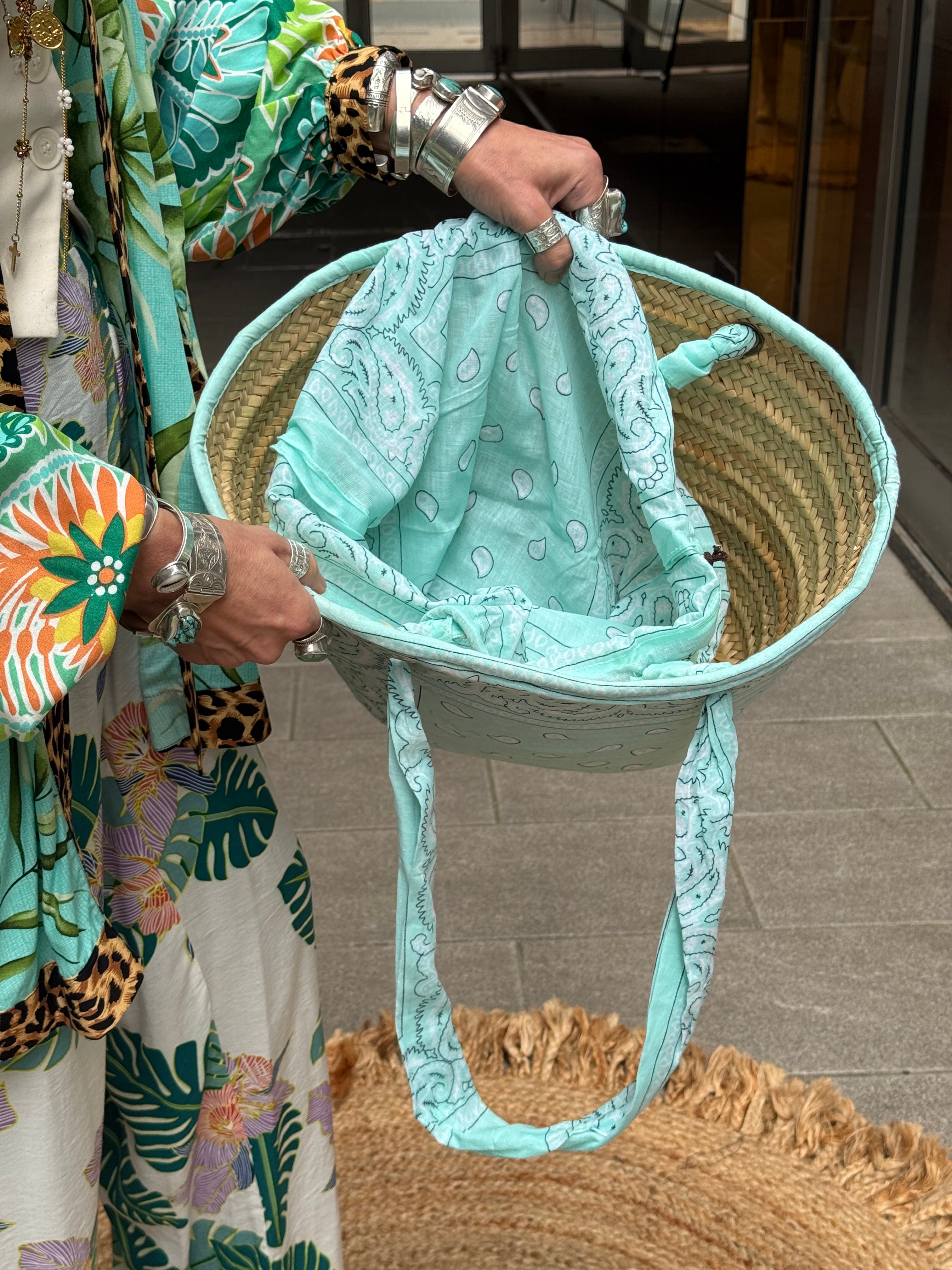 Panier Bandana Flower Market