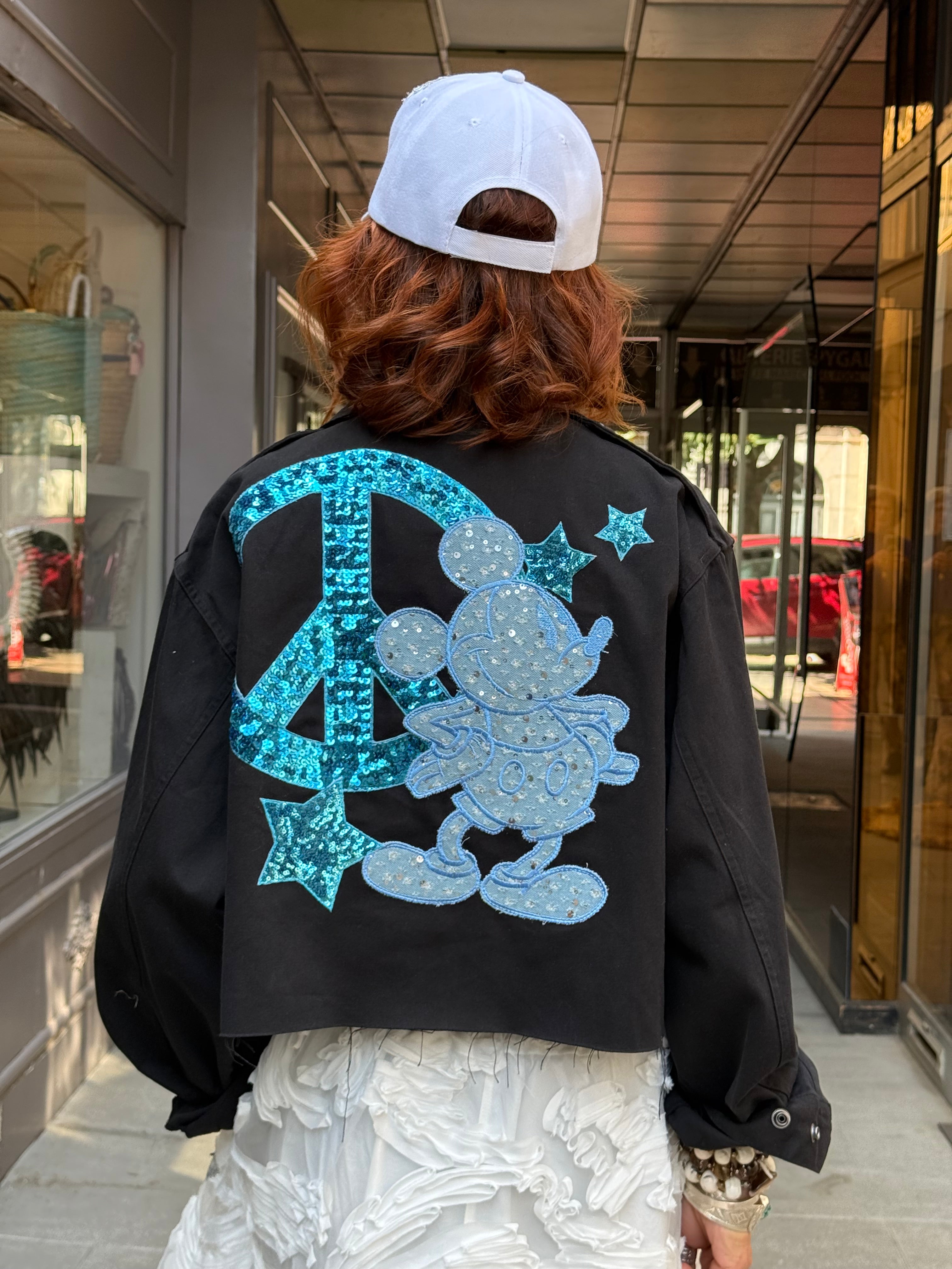 Veste militaire courte Poupée de Soie