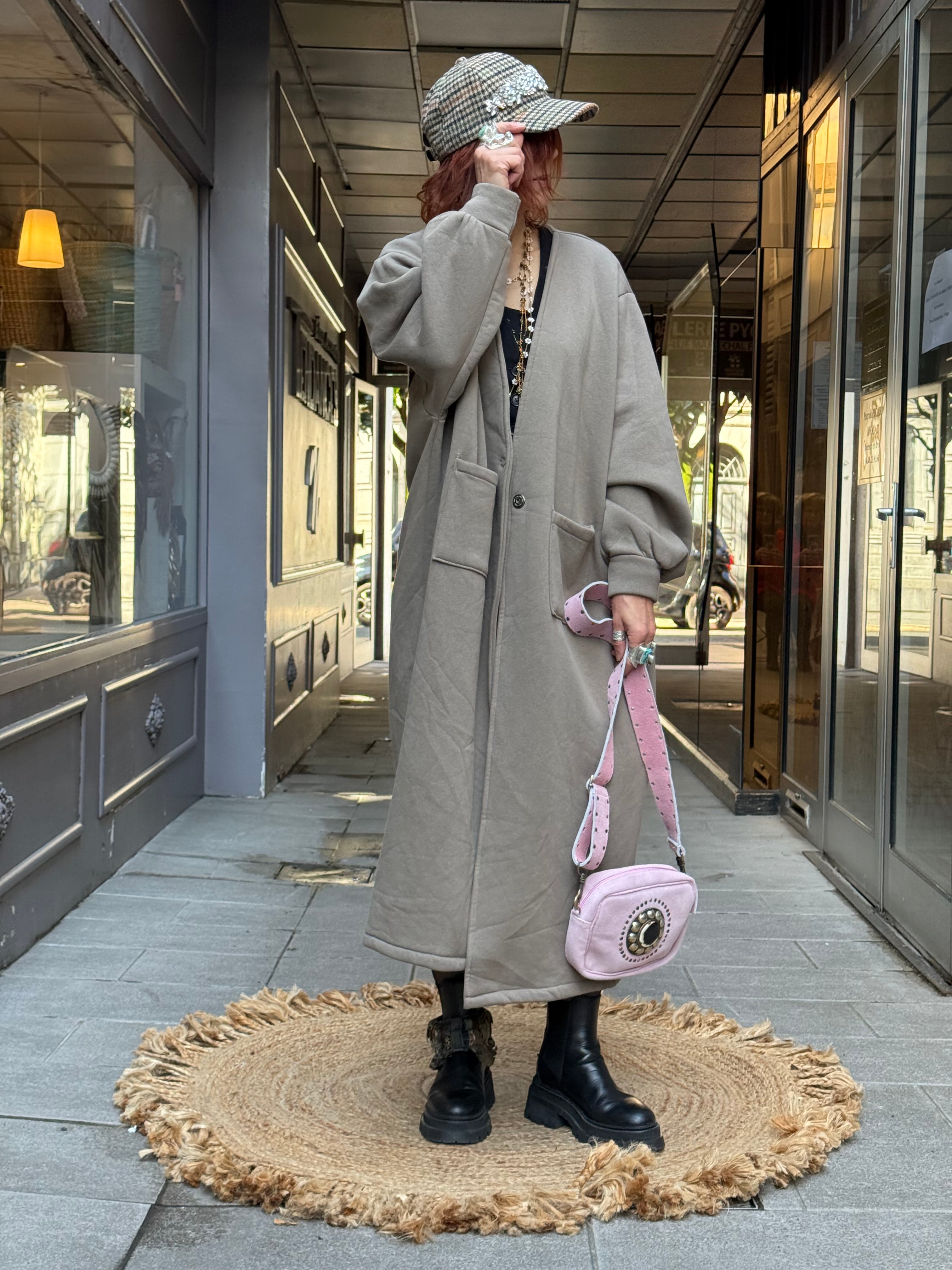 Gilet Long Moletton Poupée de Soie