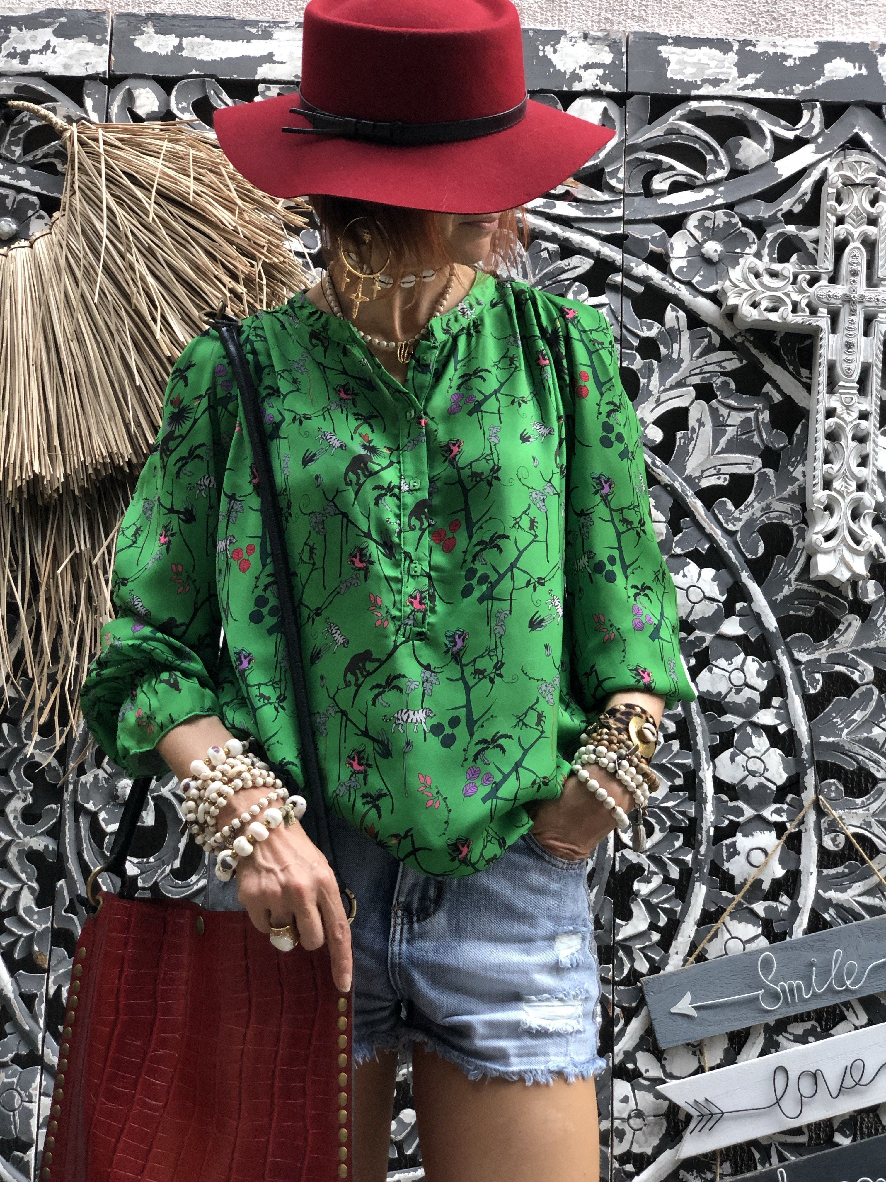Helena Rafael Jungle Blouse