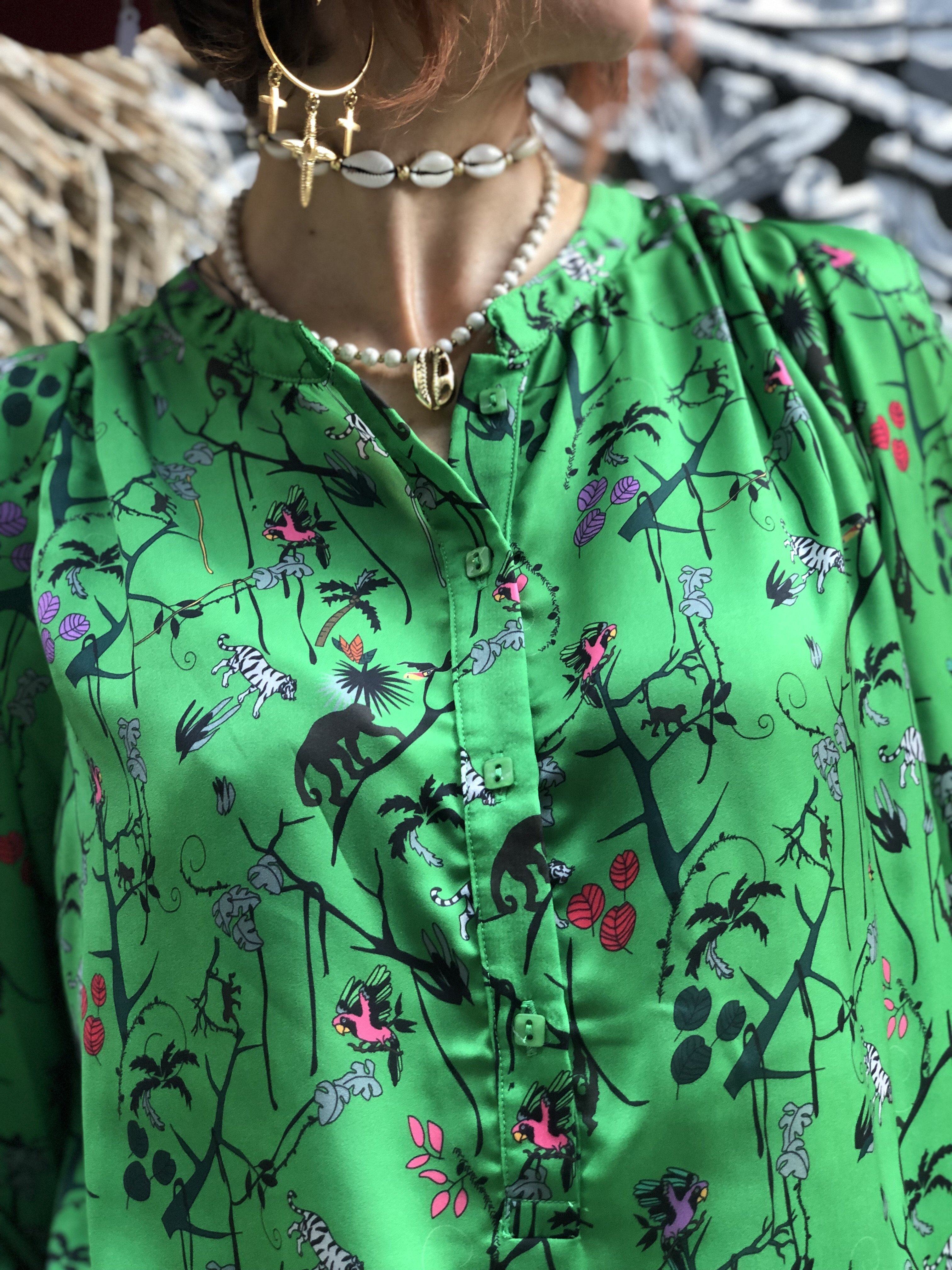Helena Rafael Jungle Blouse