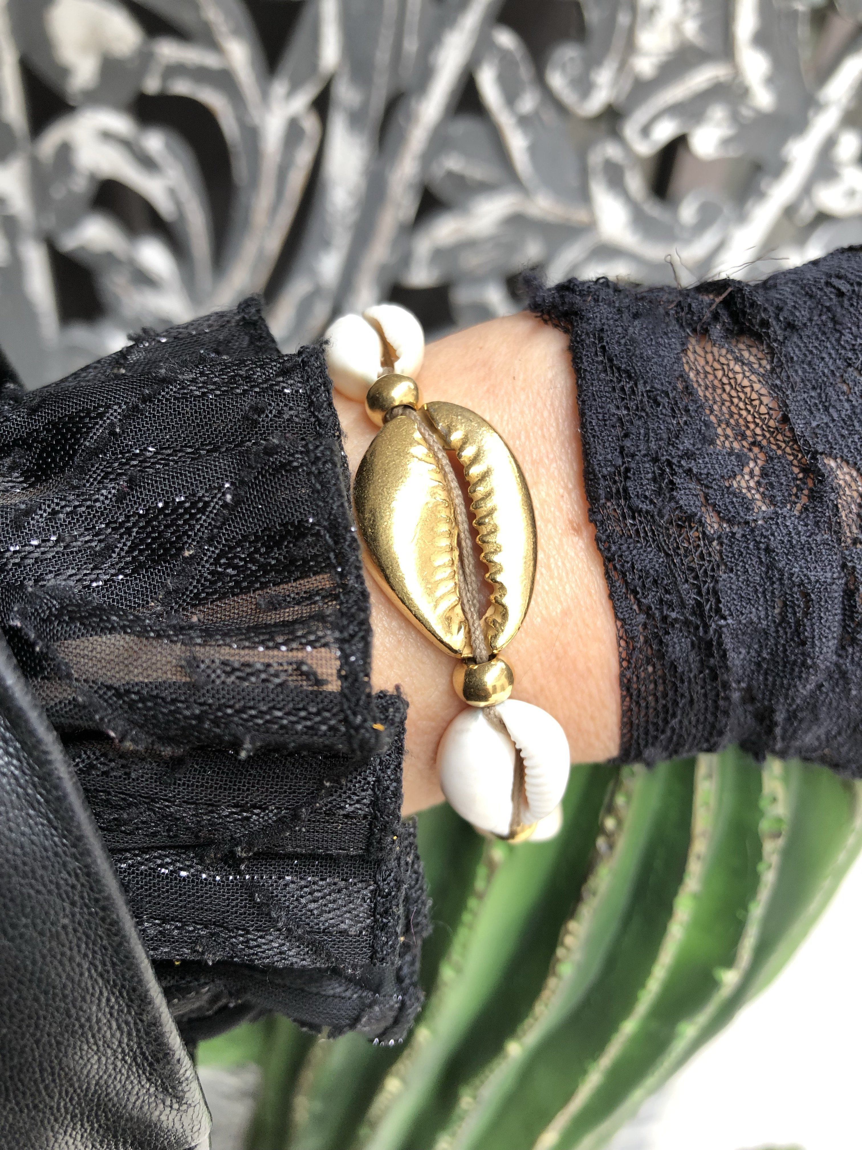 Bracelet Cauri doré Hypnochic