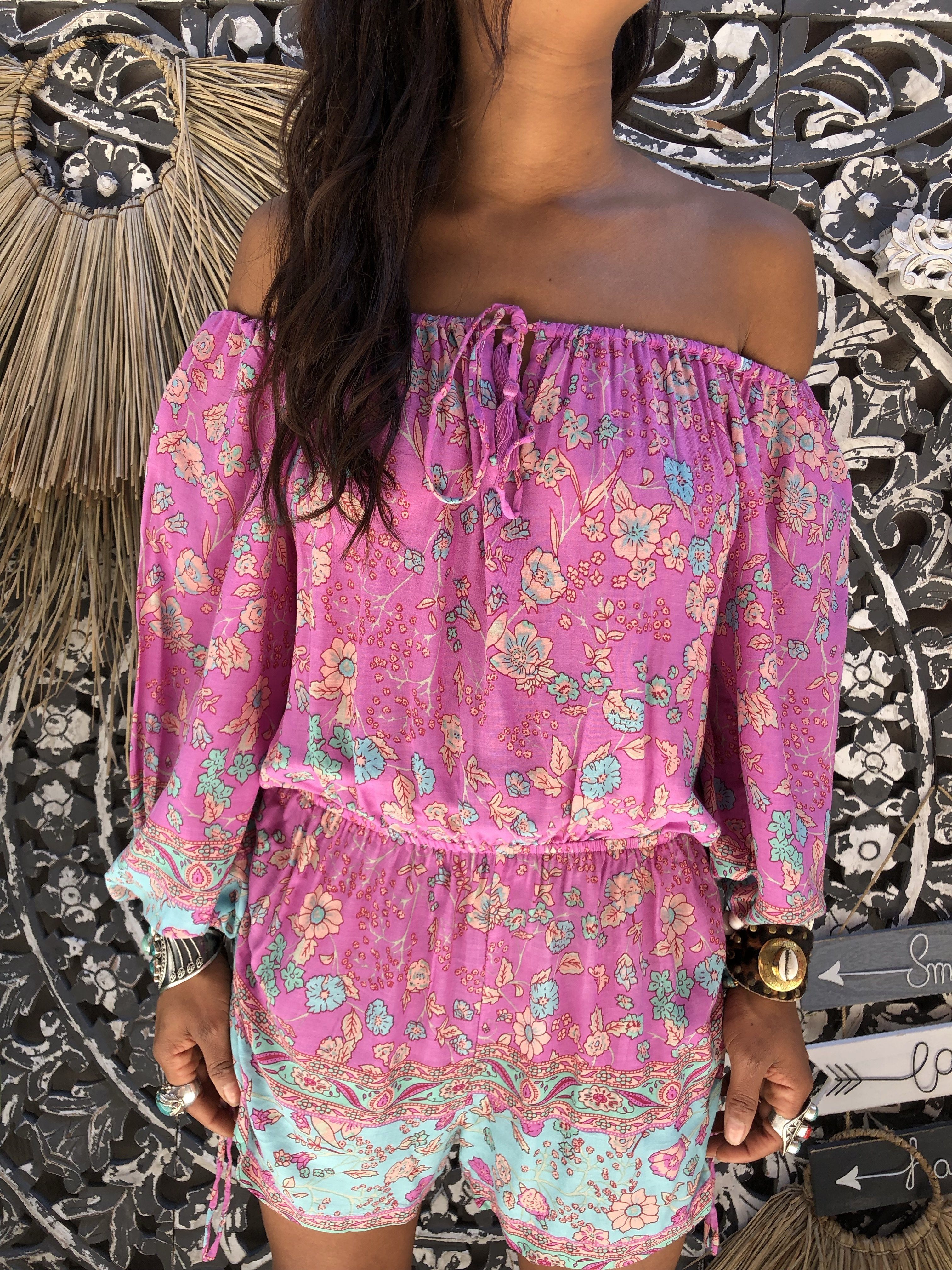 Short Sand Coachella Jumpsuit