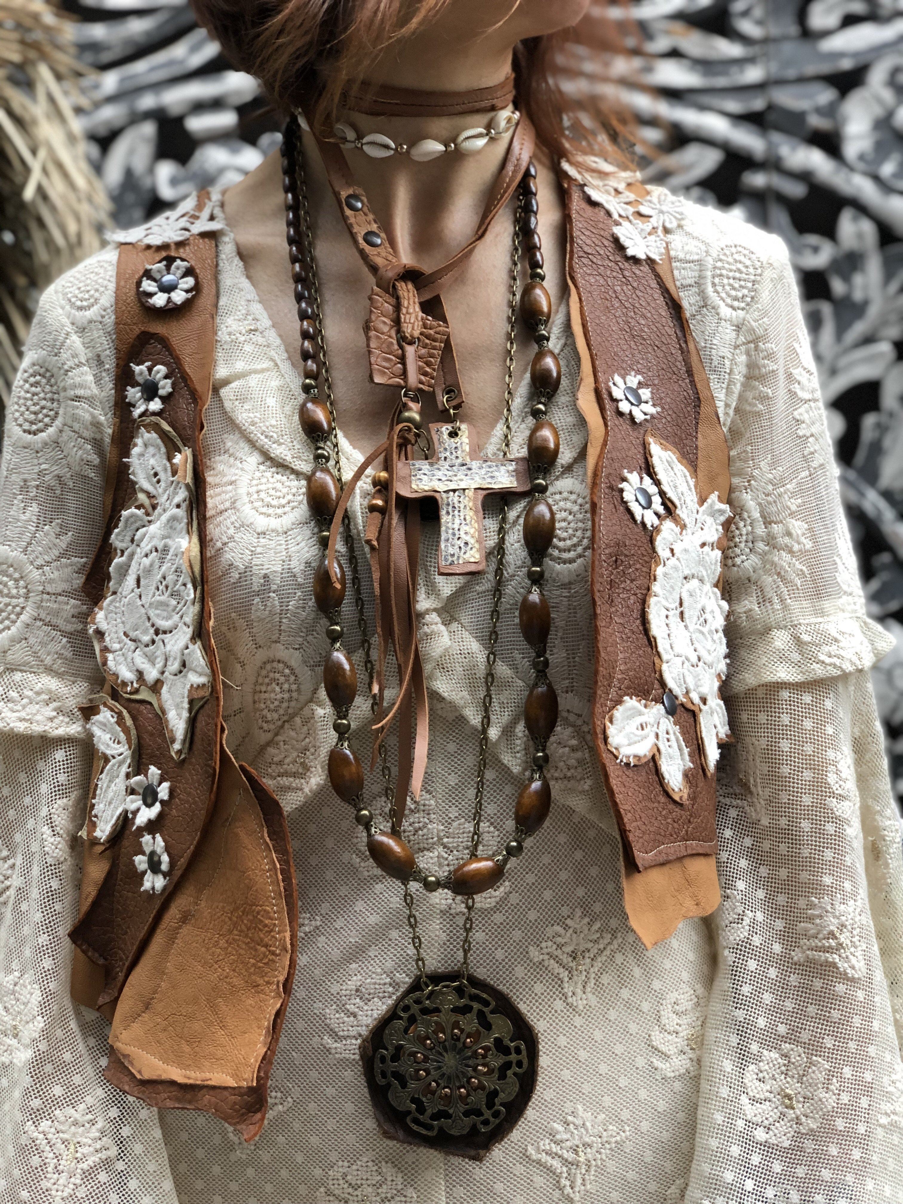 Gilet Rose Iguan Atypikskin