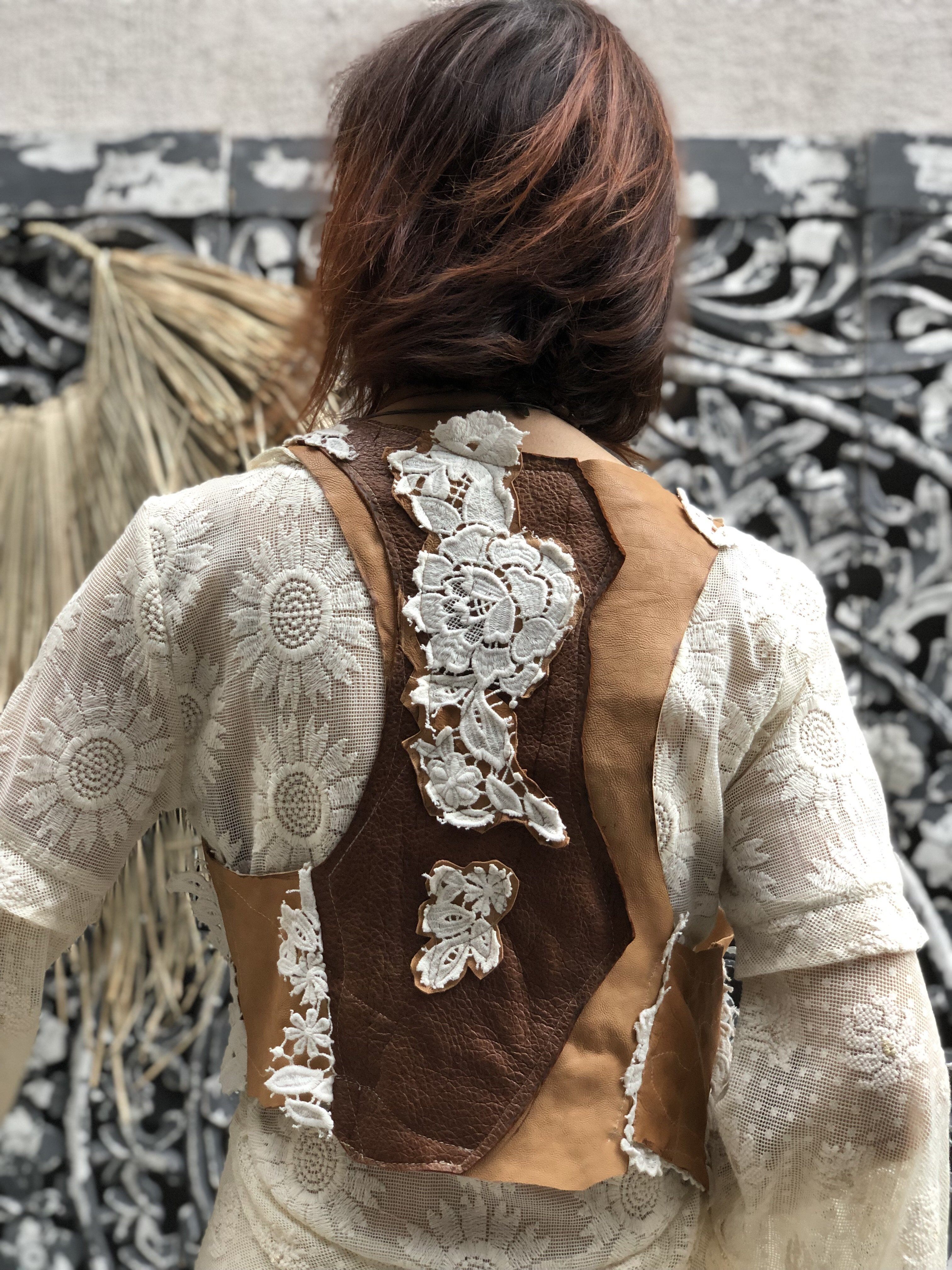 Gilet Rose Iguan Atypikskin