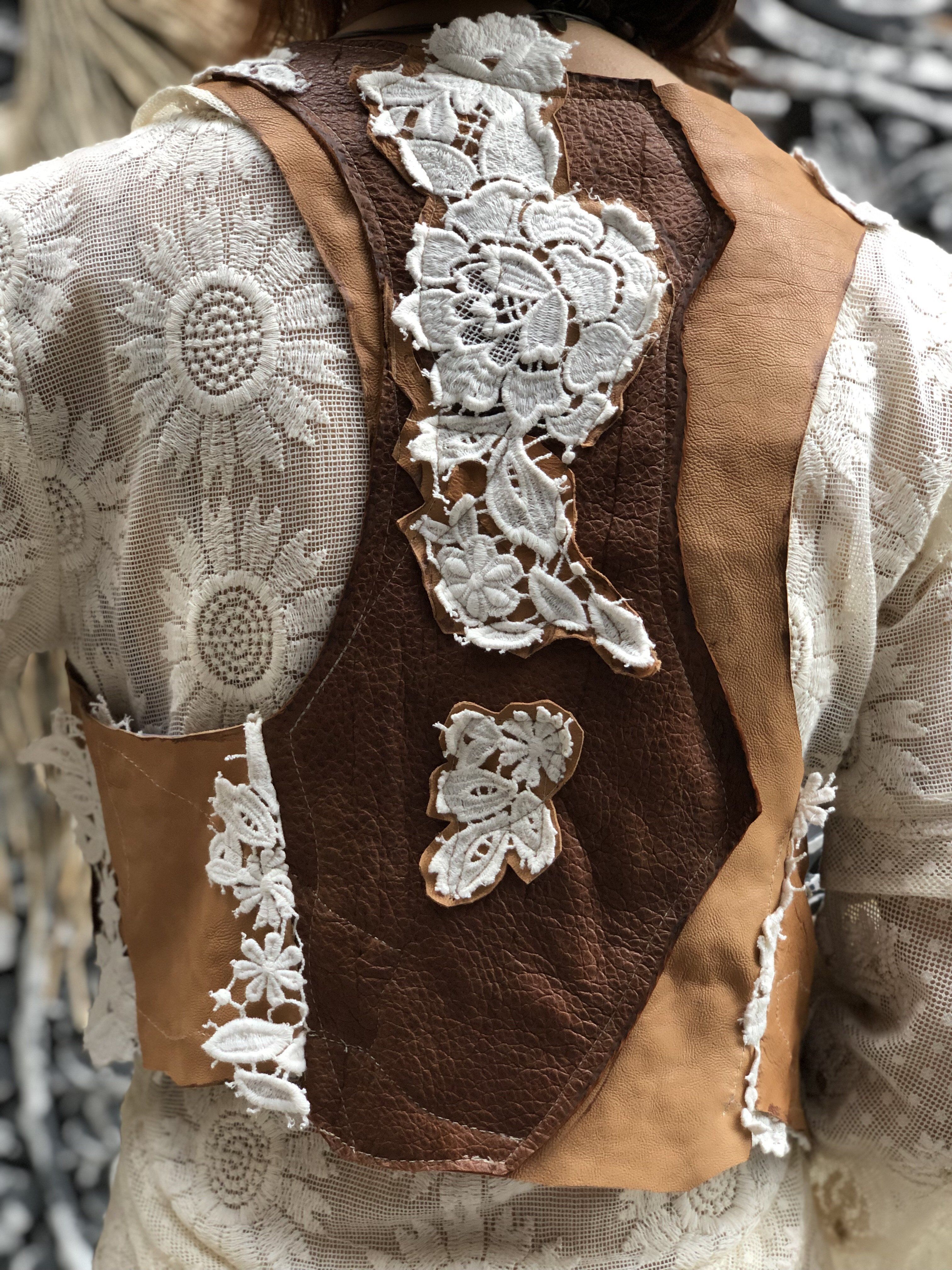 Gilet Rose Iguan Atypikskin