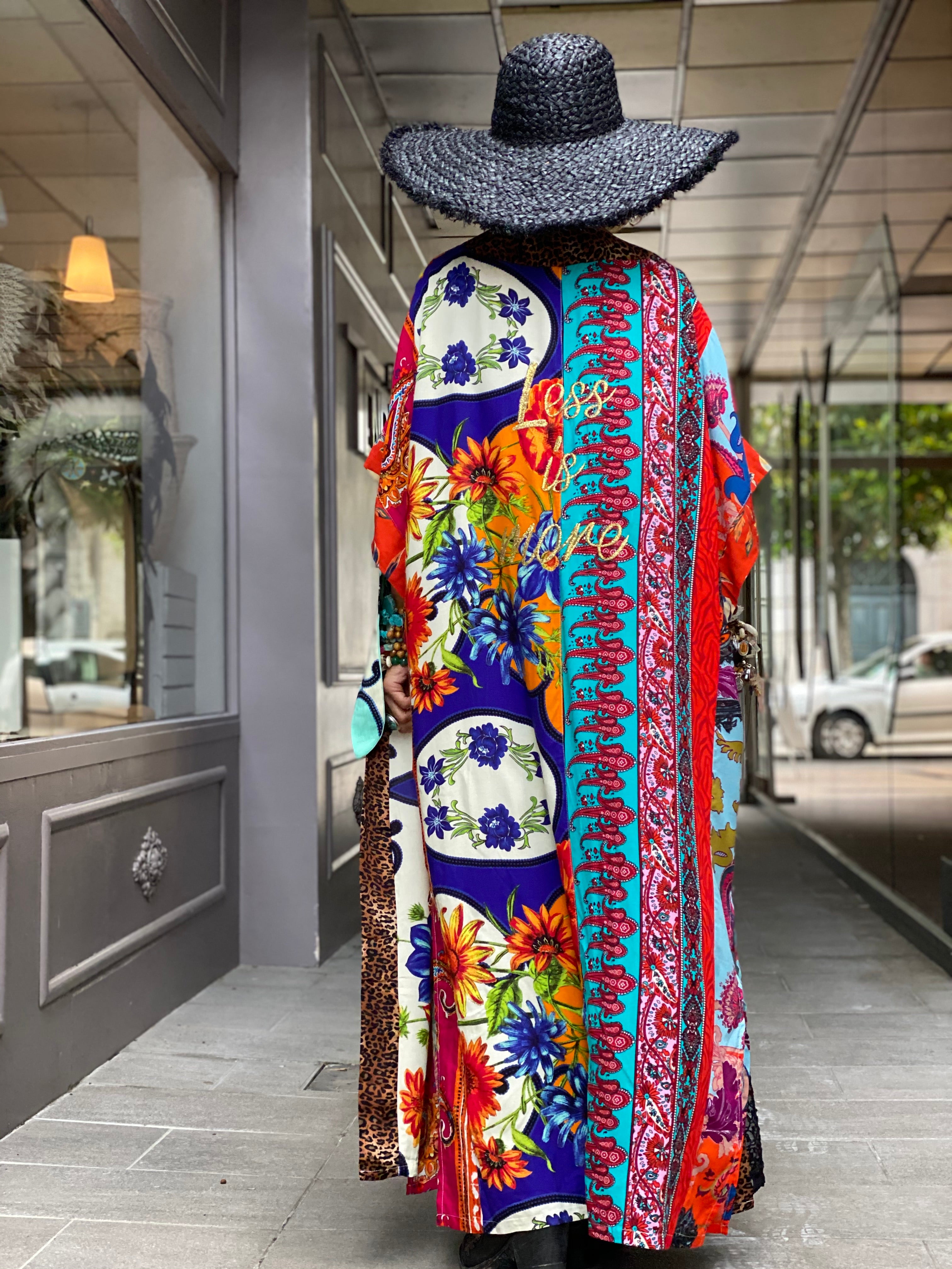 Pirate Flower Long Kimono