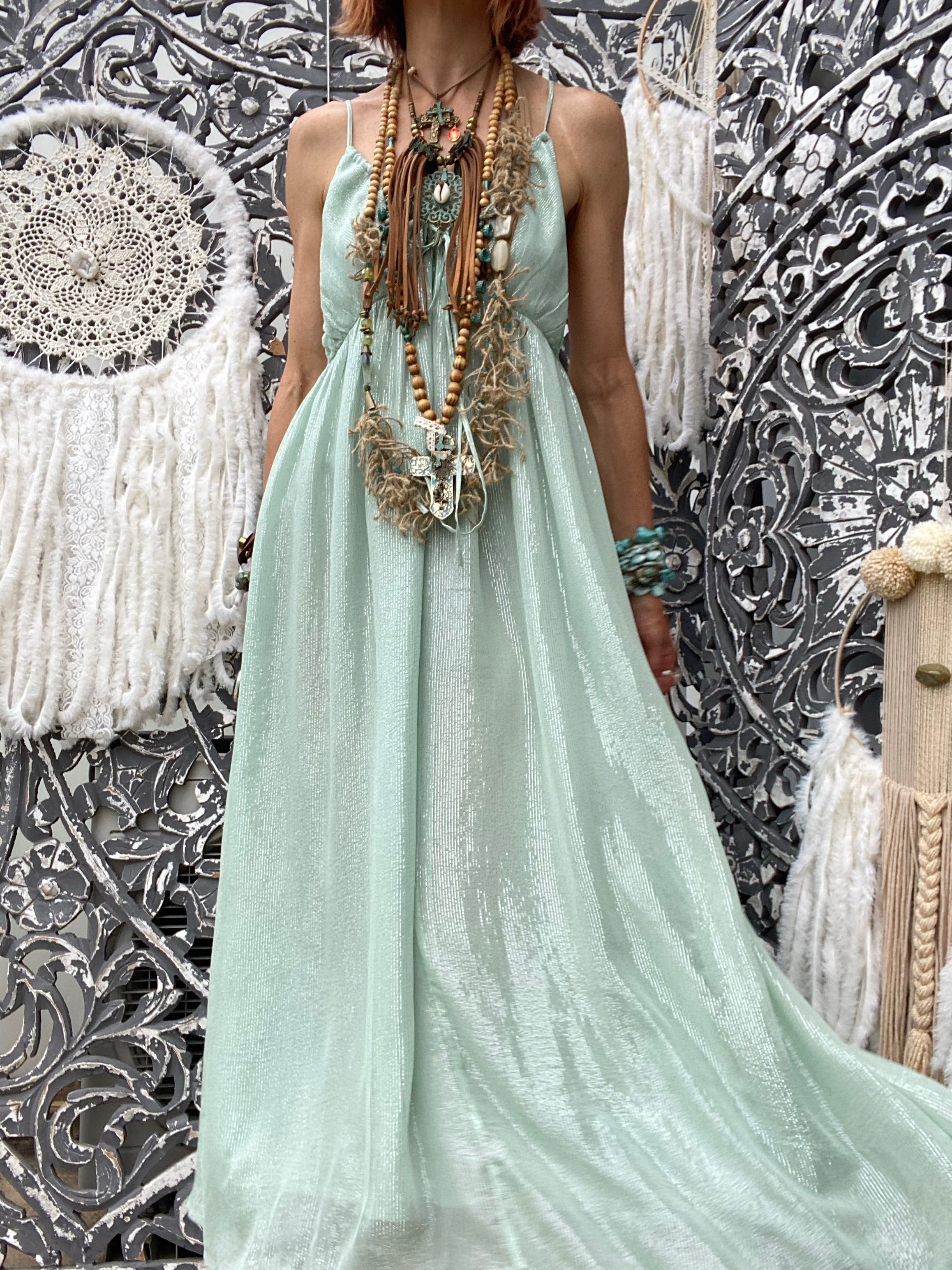 Alba Long Marbella Pool Sundress Dress