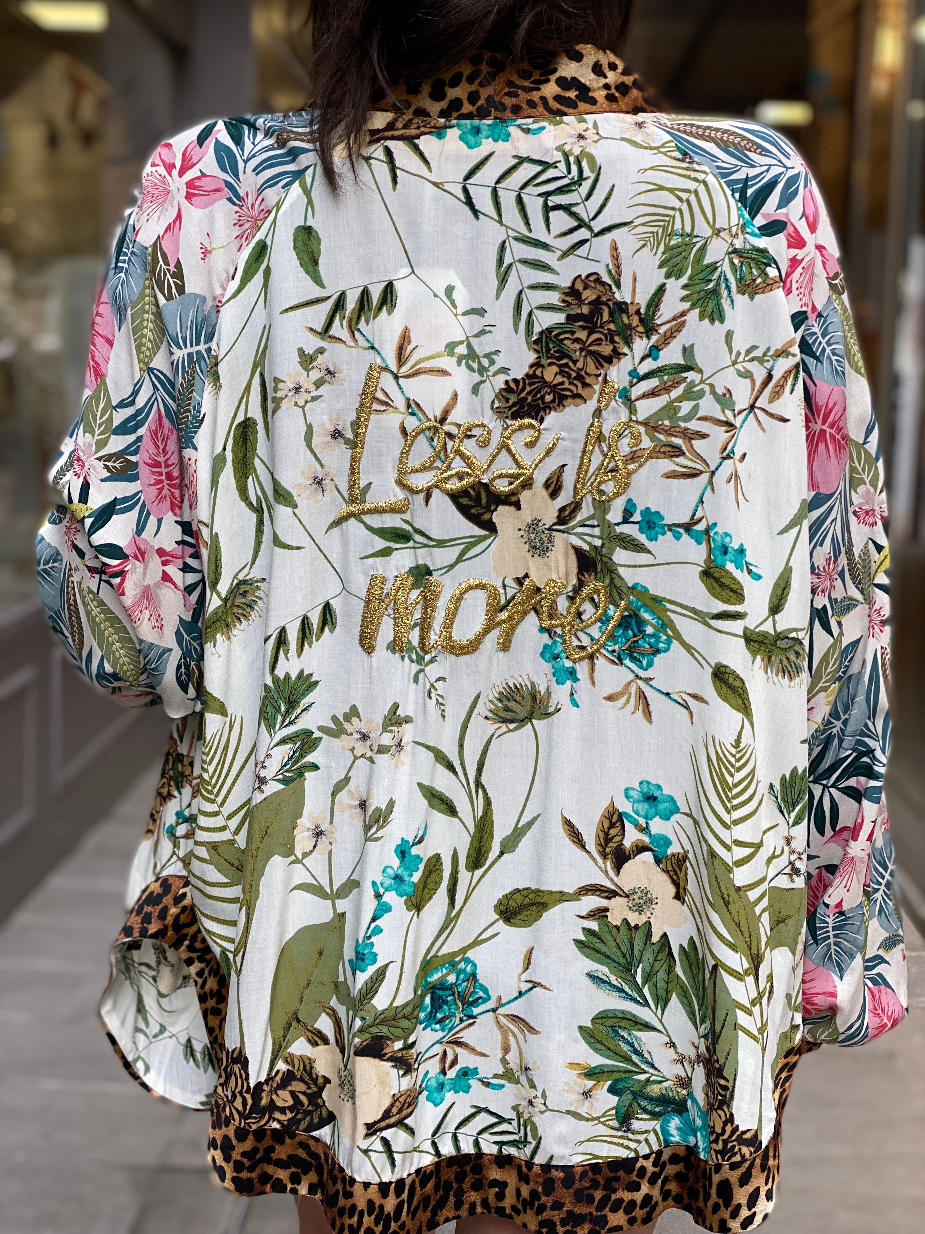Pirate Flower Short Kimono