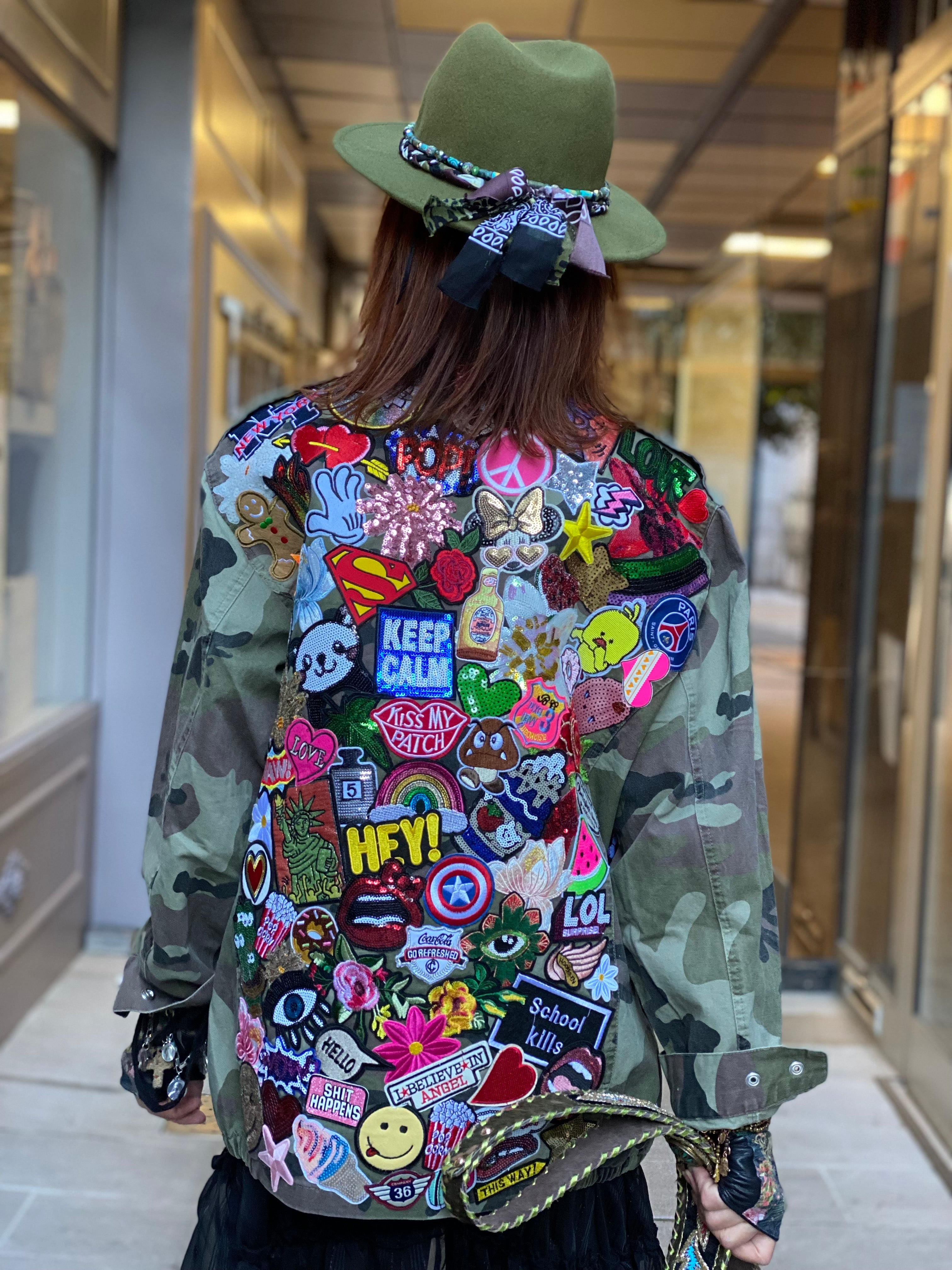 Veste militaire Custom Poupée de Soie