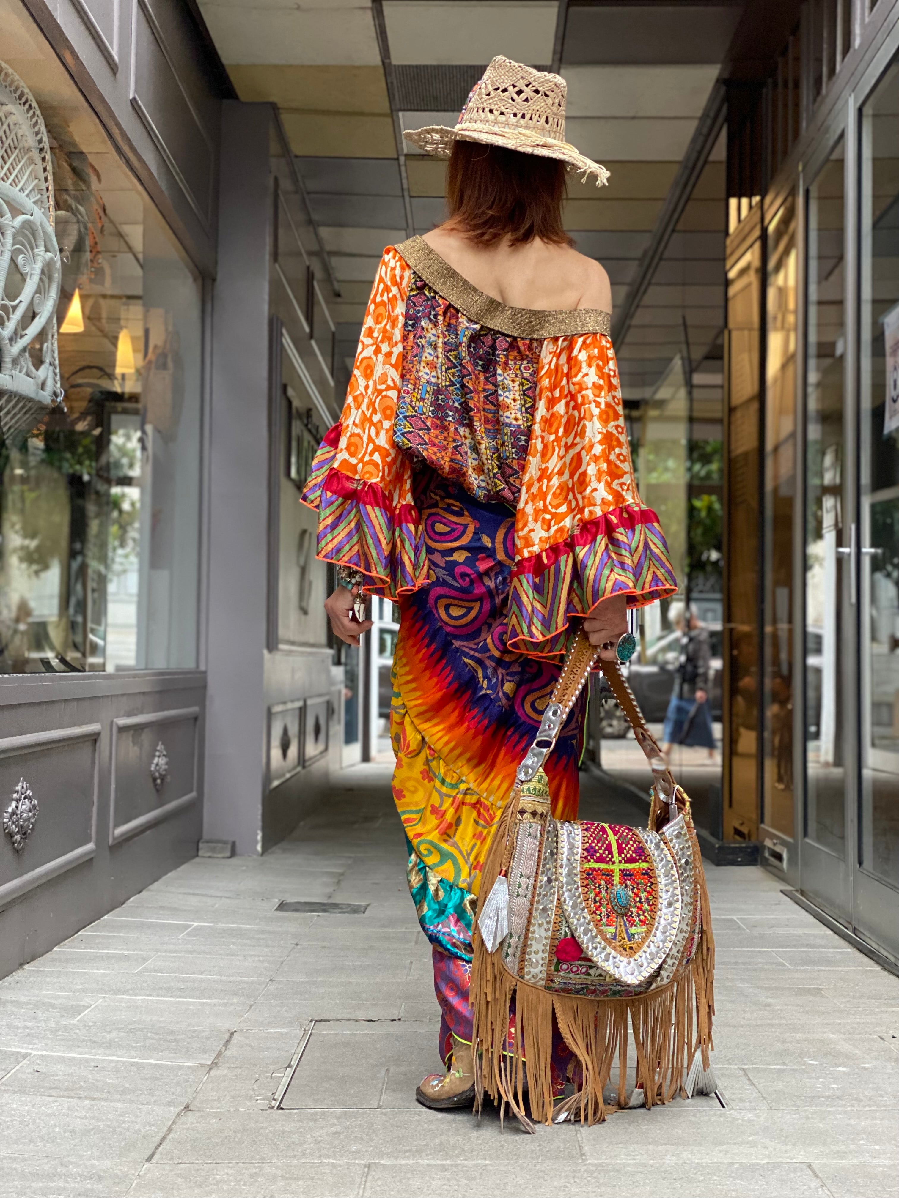 Kaleidoscope long skirt Doll.SA