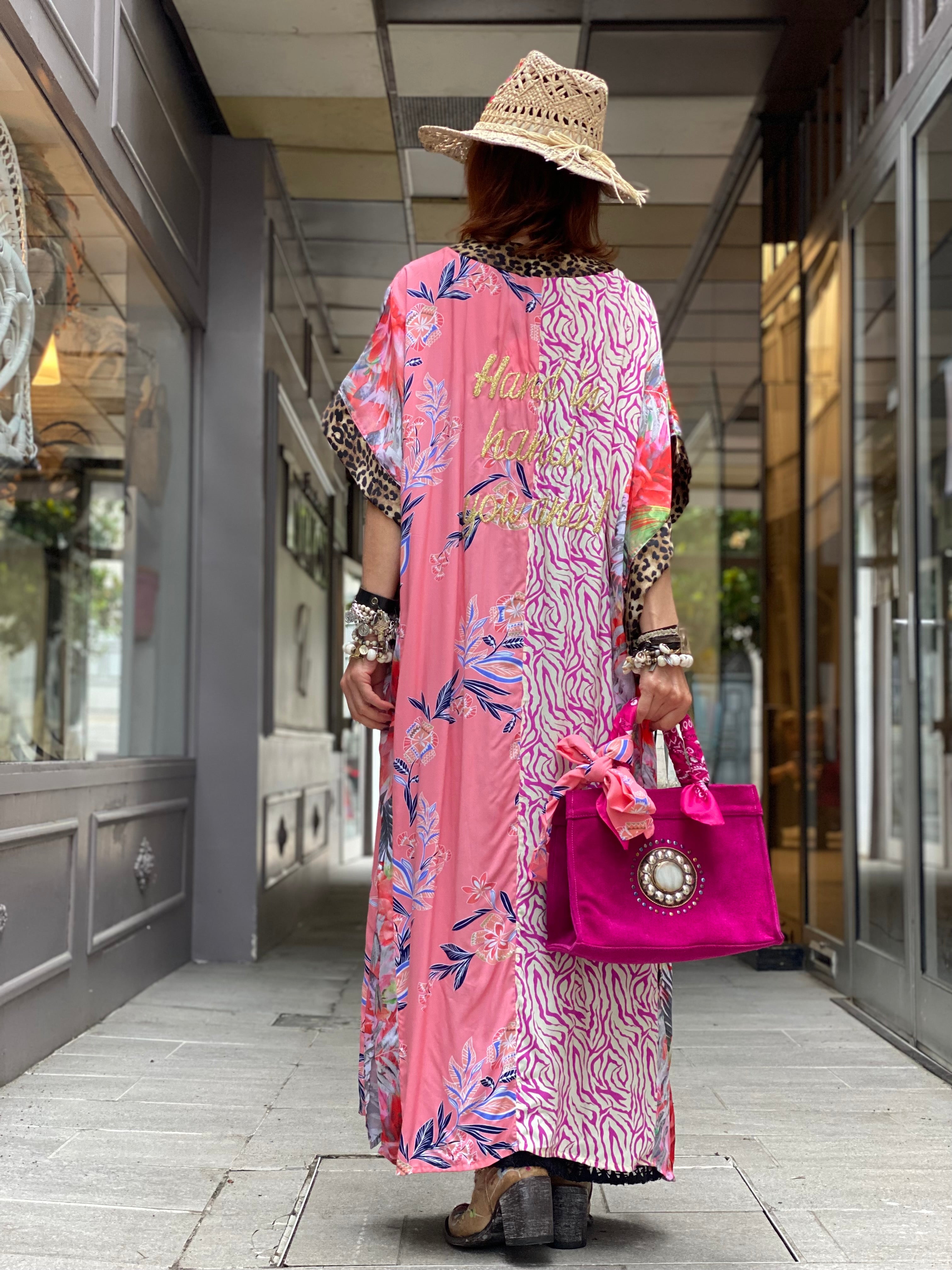 Kimono Long Fleur de Pirate