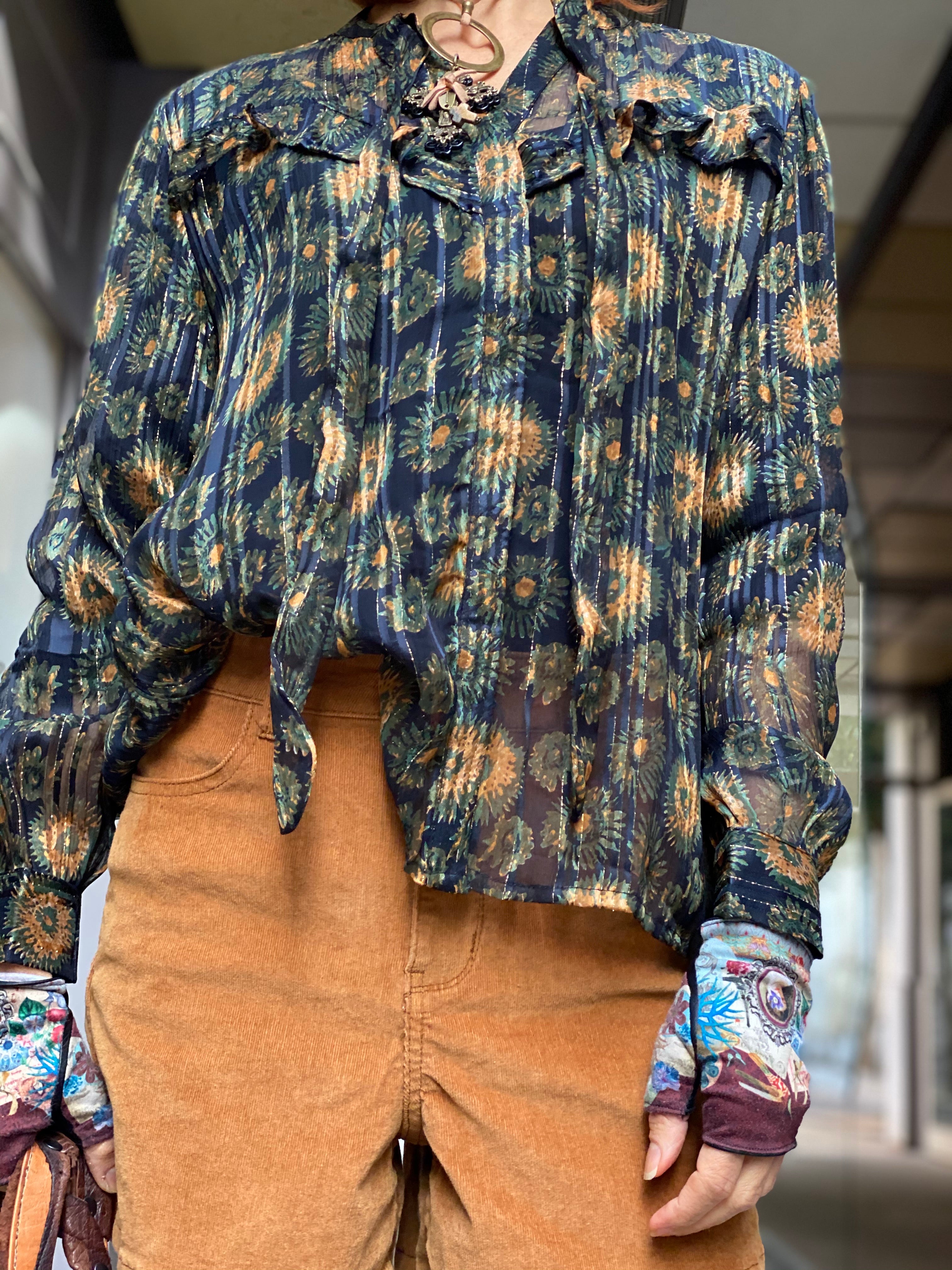 Jade Midnight Maison Hotel Blouse
