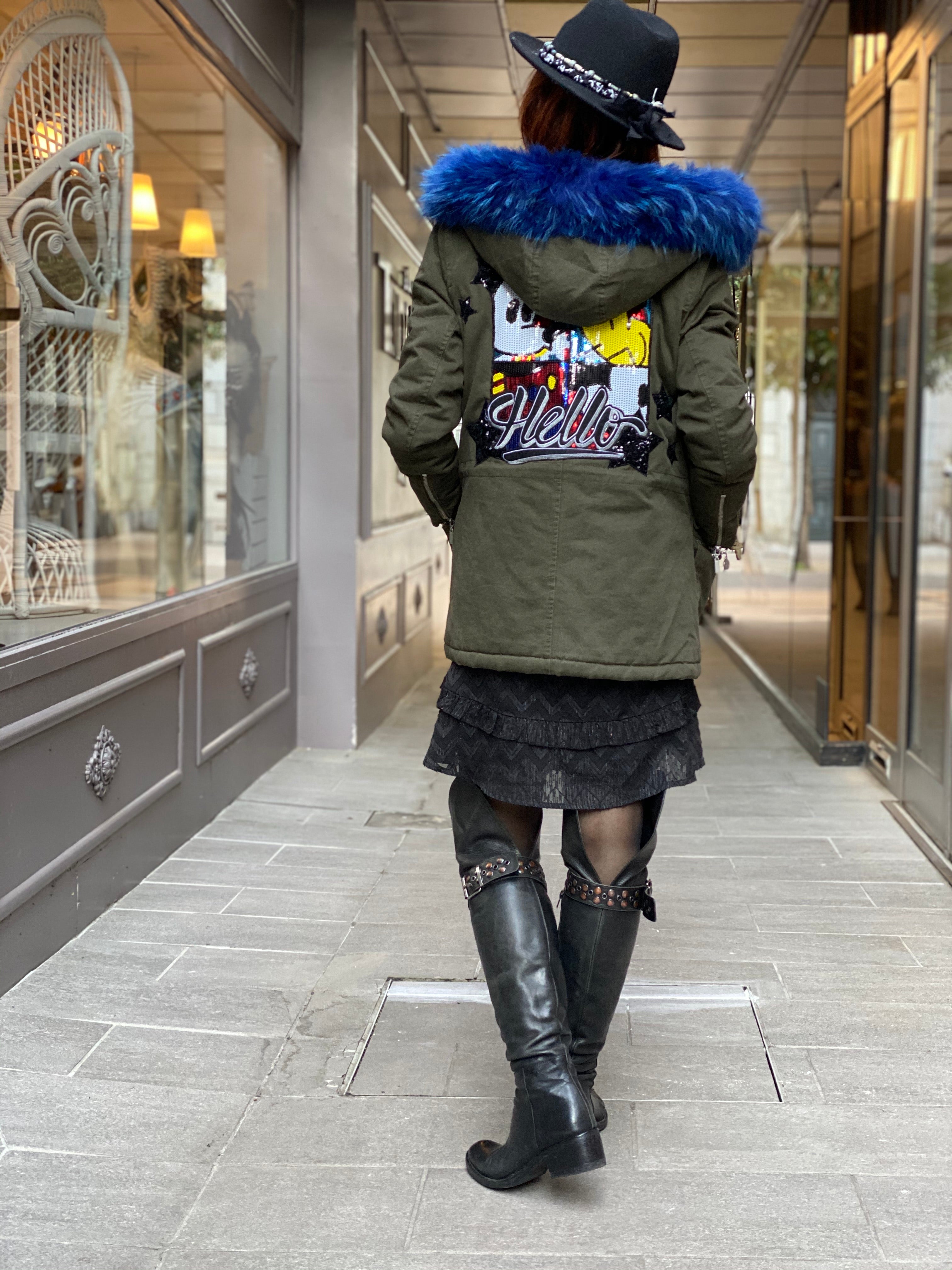 Parka Fourrure Poupée de Soie