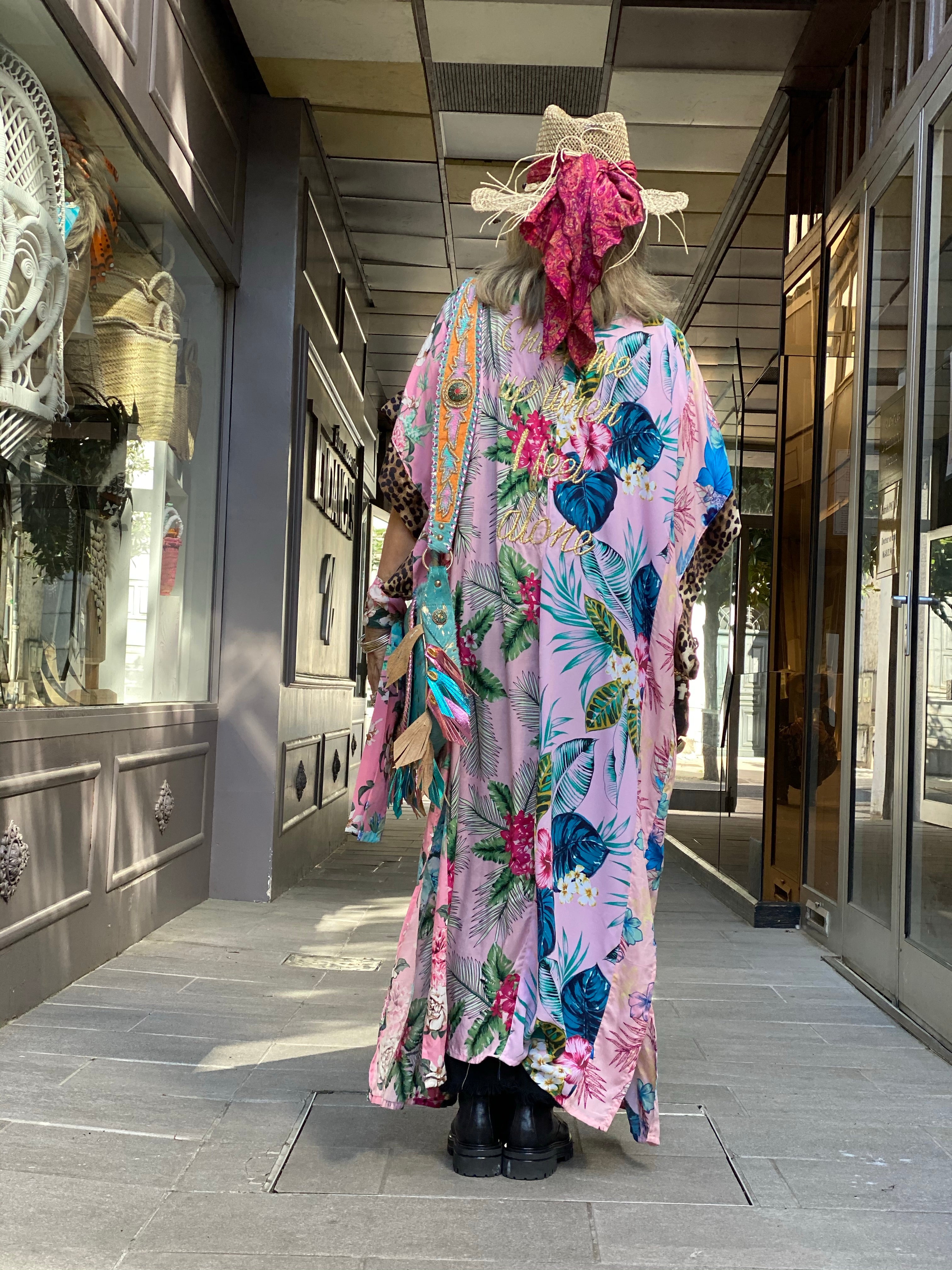 Kimono Long Fleur de Pirate