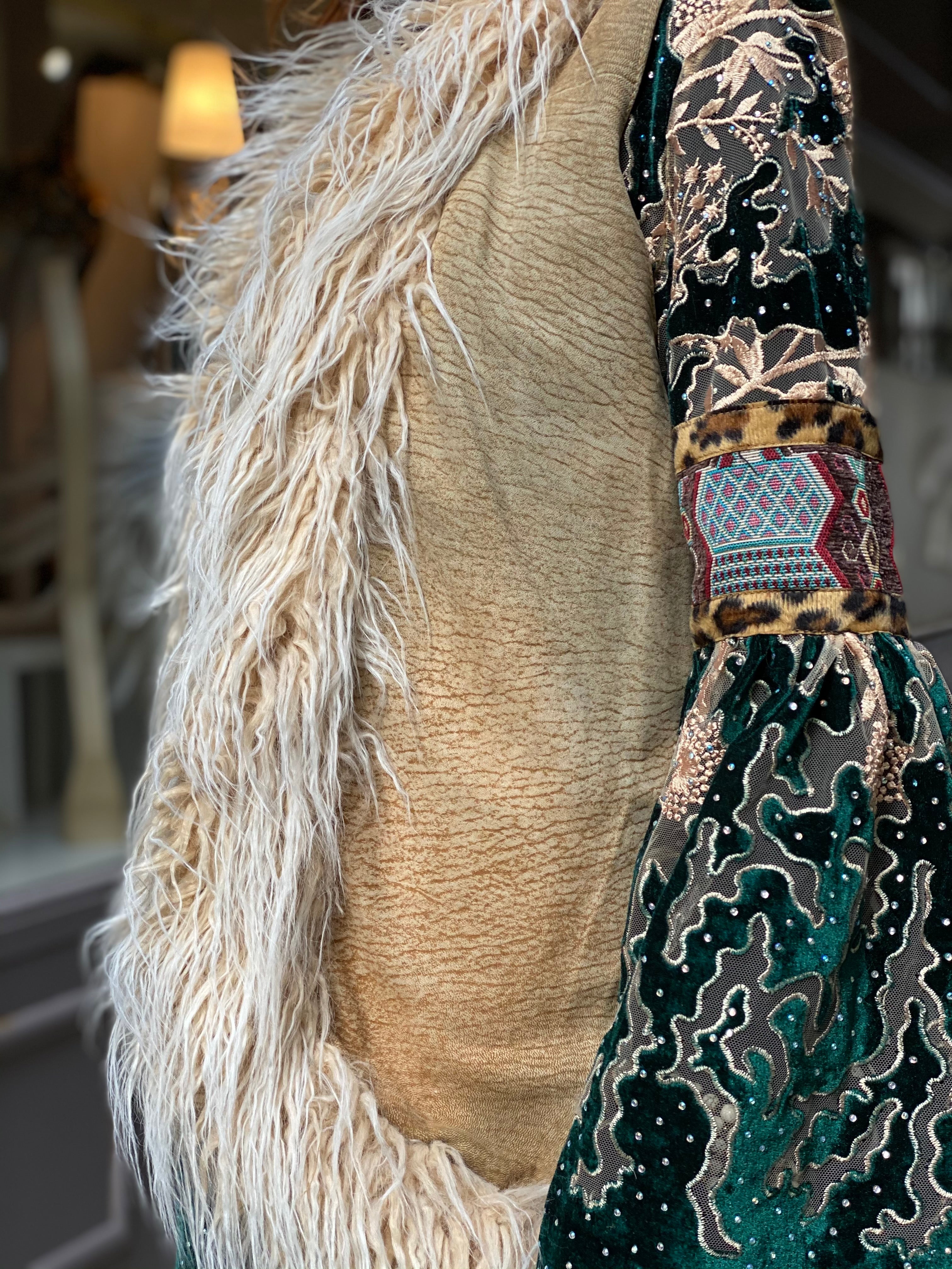 Gilet cuir Yoka Iguan Atypikskin