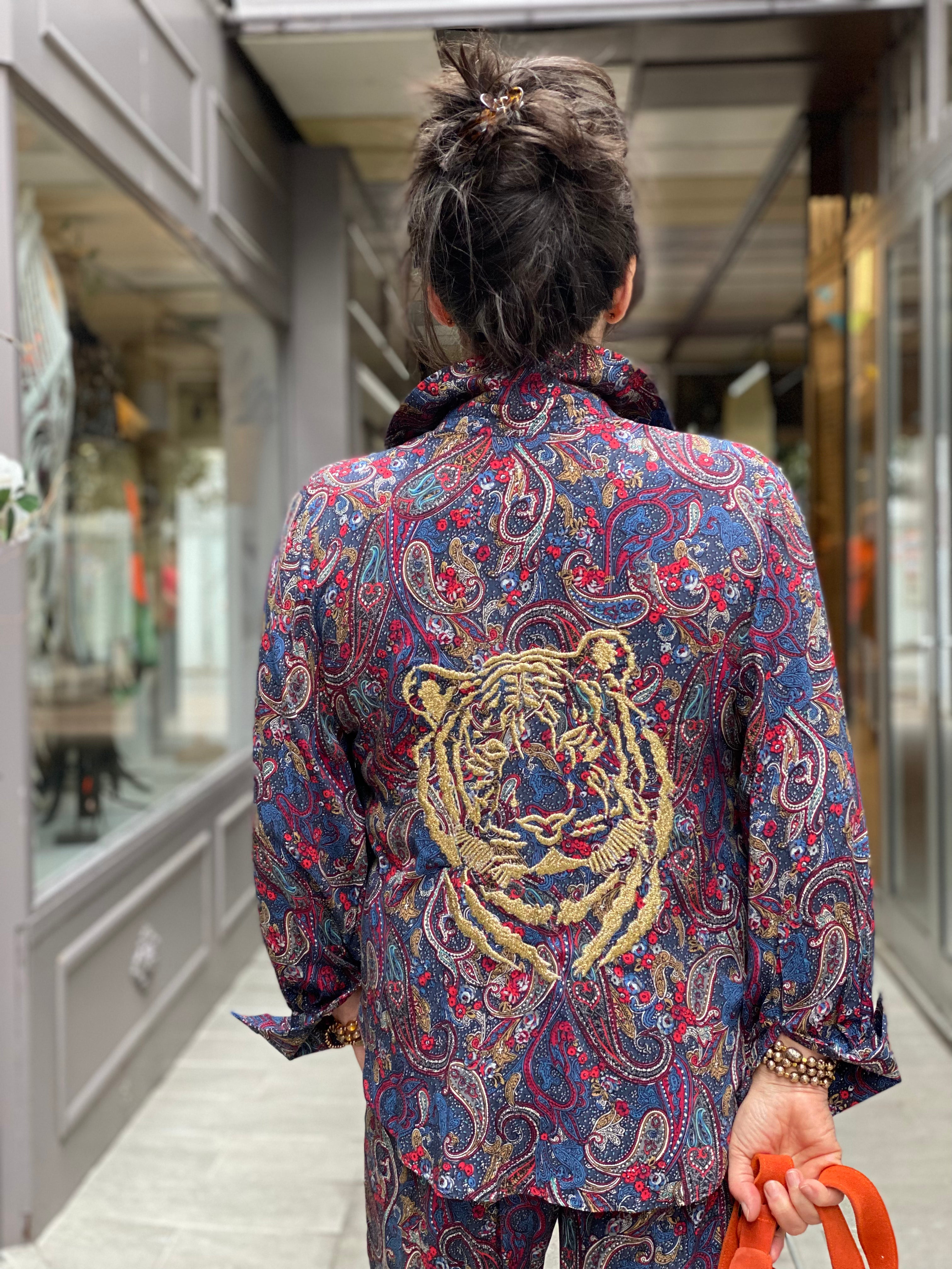 Chemise courte Fleur de Pirate