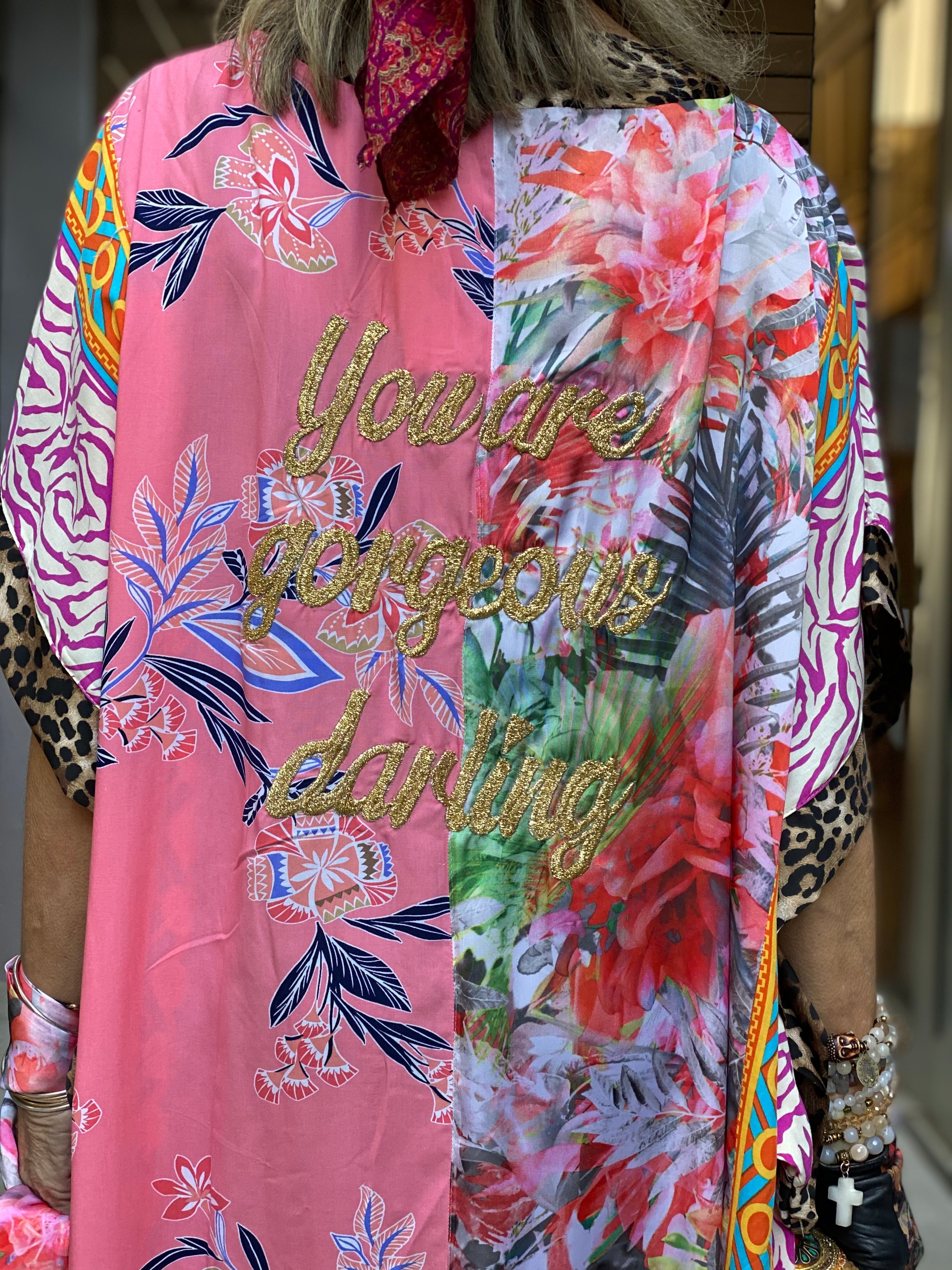 Kimono Long Fleur de Pirate