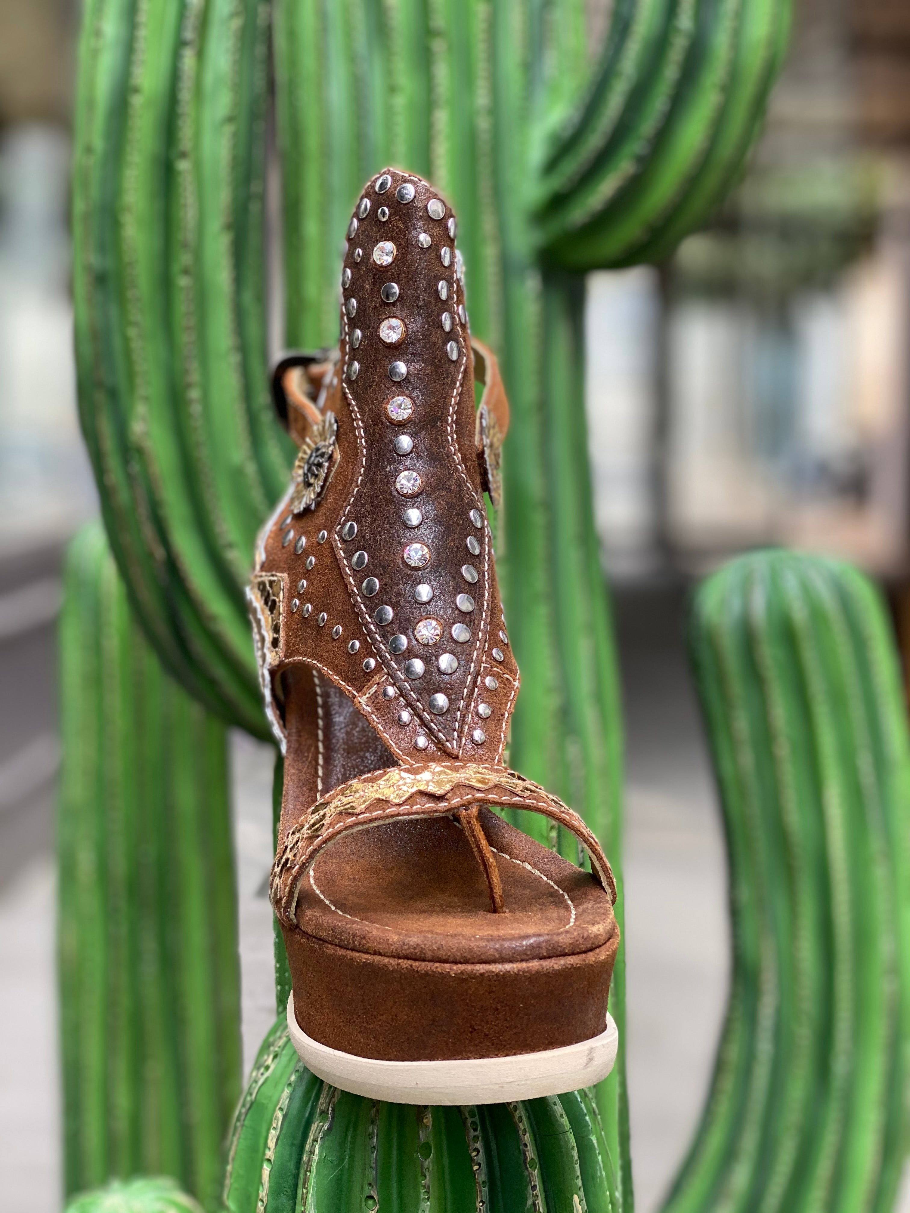 Wedge Alma Apex Tan El Vaquero