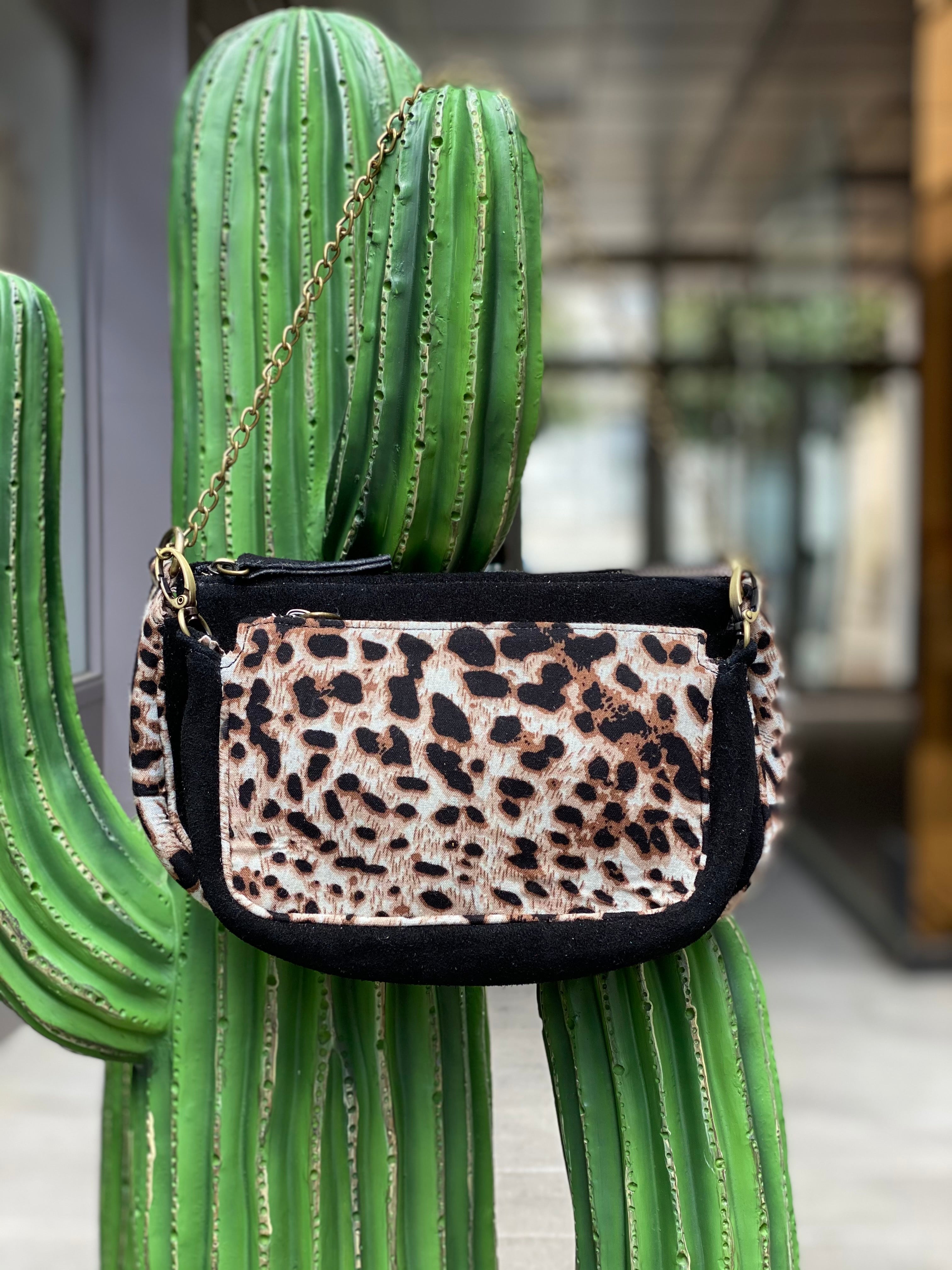 Flower Market Multi Leopard Clutch