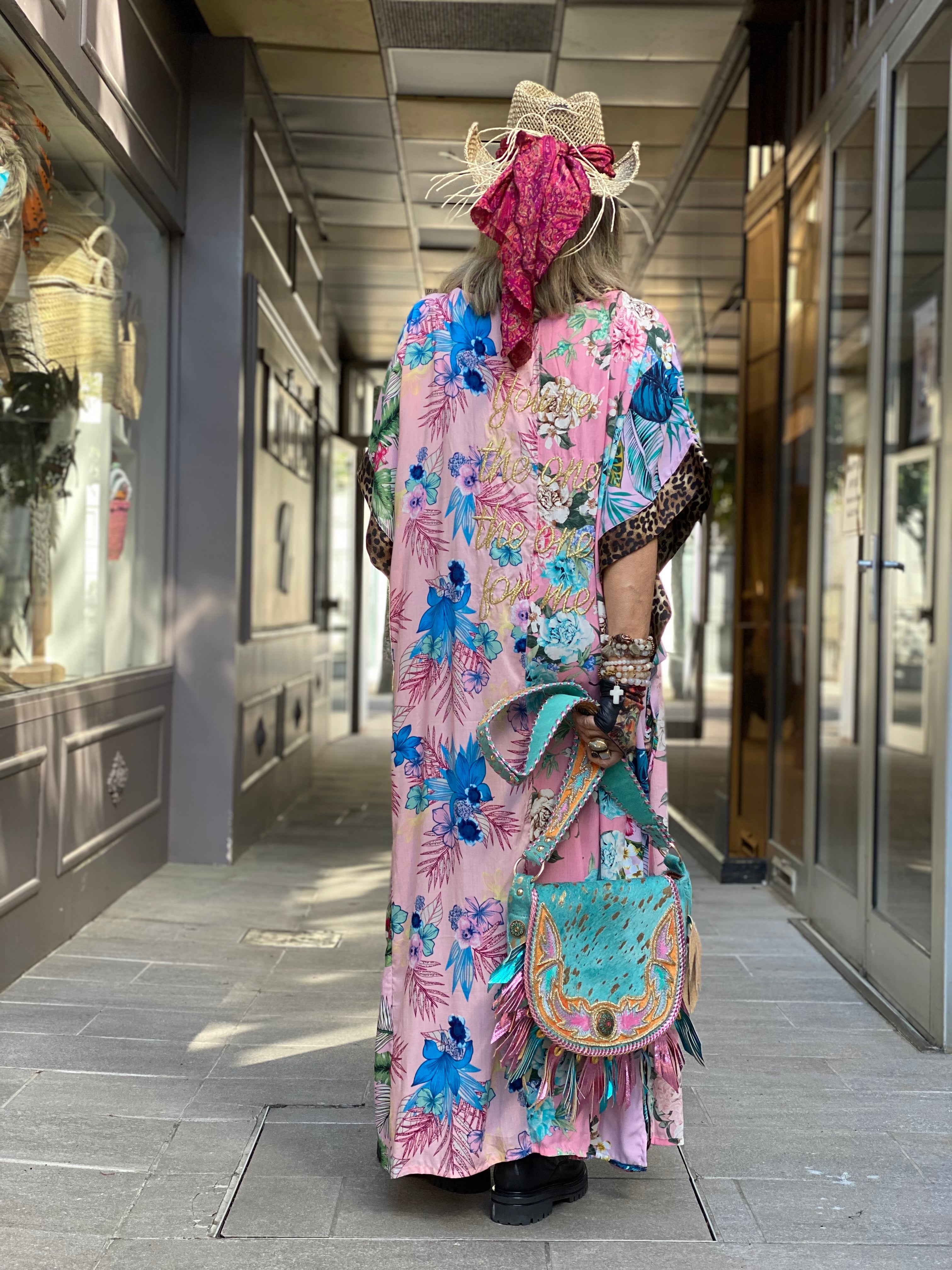 Kimono Long Fleur de Pirate